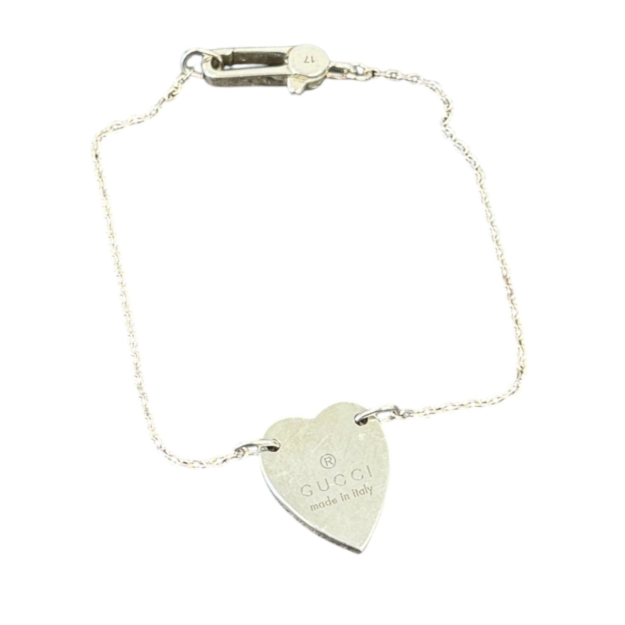 Women's Trademark Heart Bracelet Silver