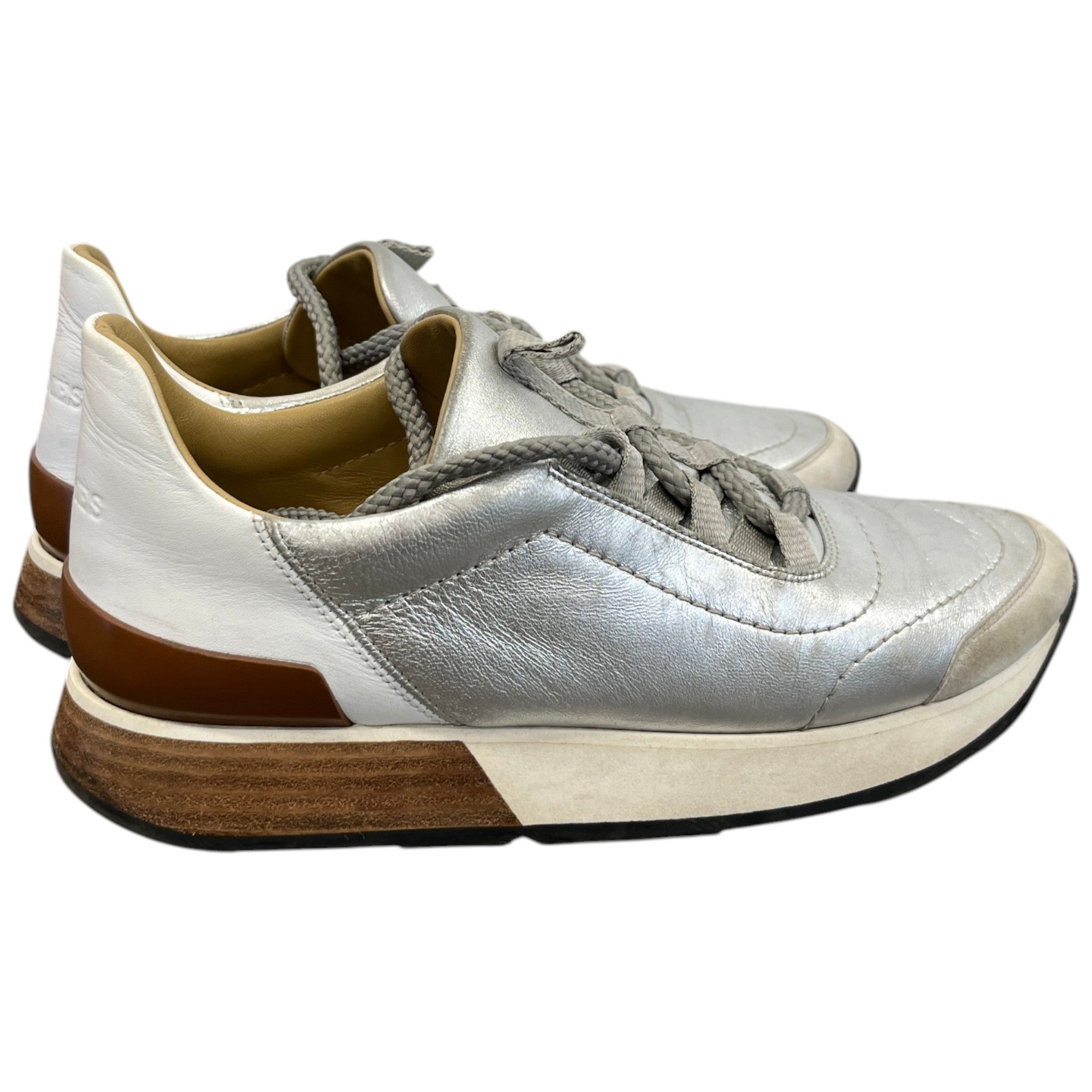 Women's Miles Low Trainers Silver Size EU 36 / UK 3