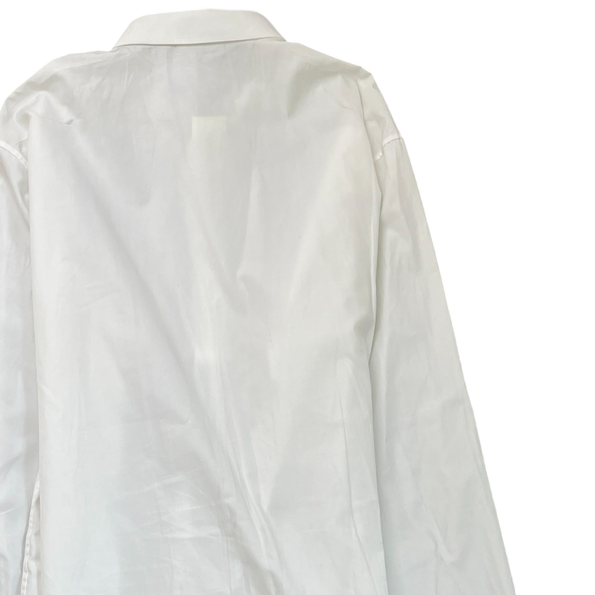 Men's Embroidered Bee Long Sleeve Shirt White Size IT 46 / UK S