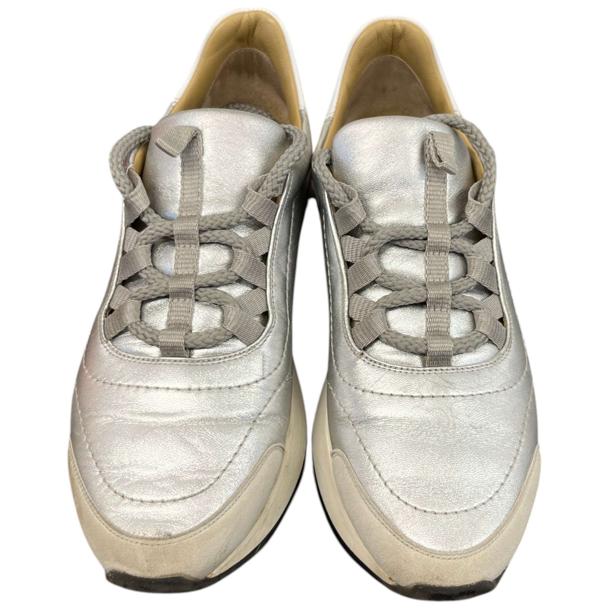 Women's Miles Low Trainers Silver Size EU 36 / UK 3