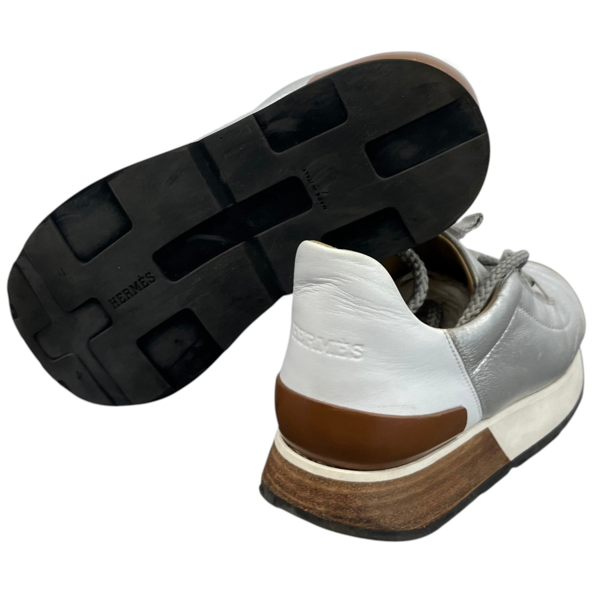 Women's Miles Low Trainers Silver Size EU 36 / UK 3