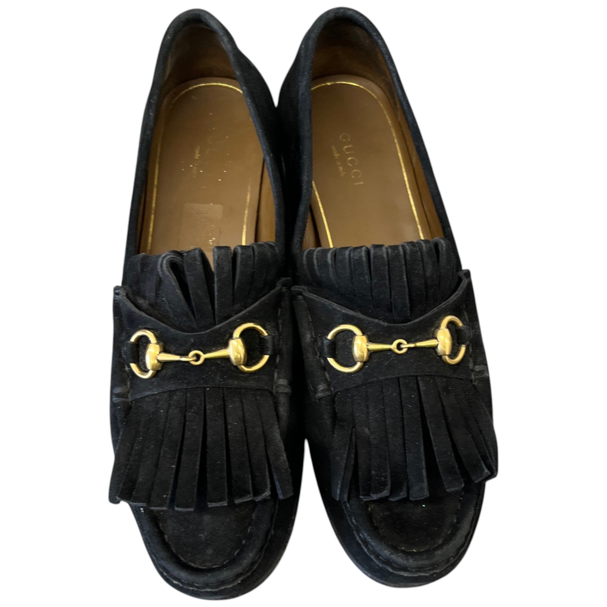 Women's Horsebit Loafers Black Size EU 38 / UK 5