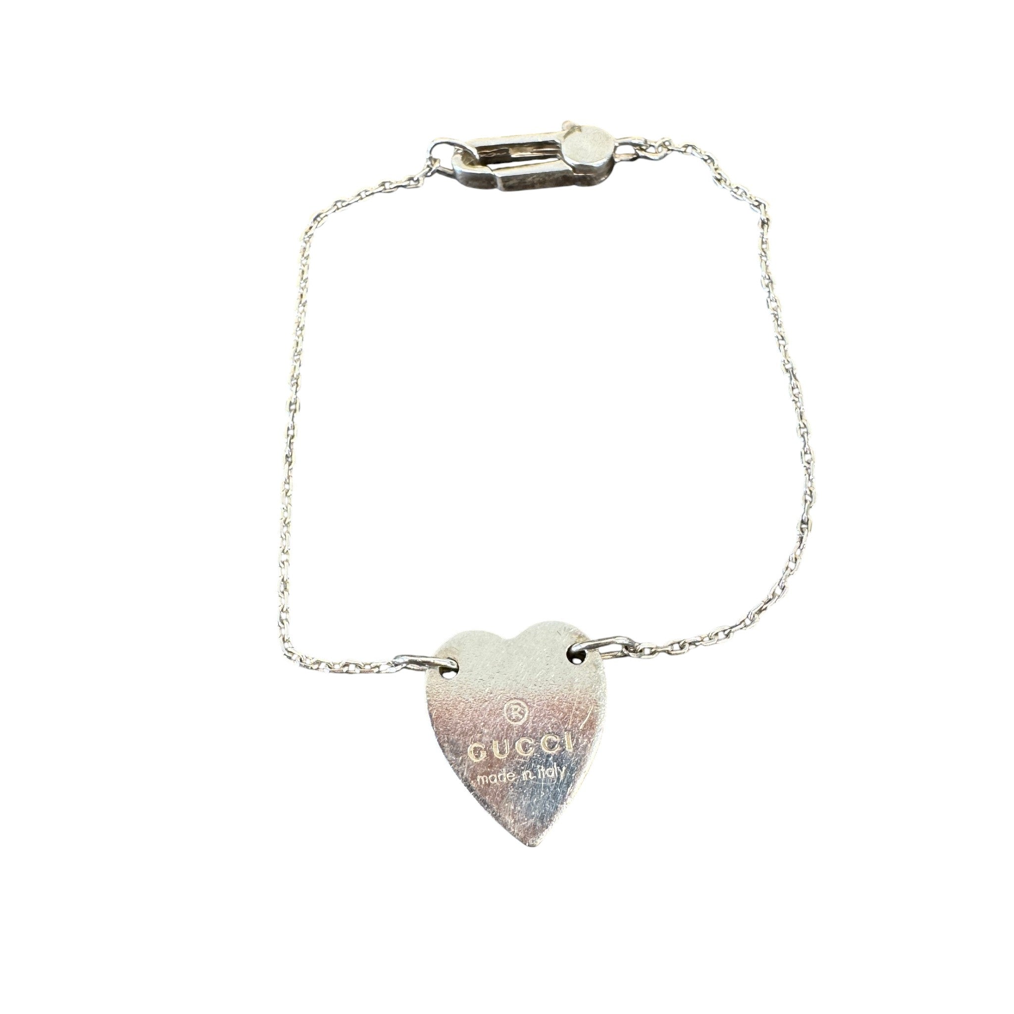 Women's Trademark Heart Bracelet Silver