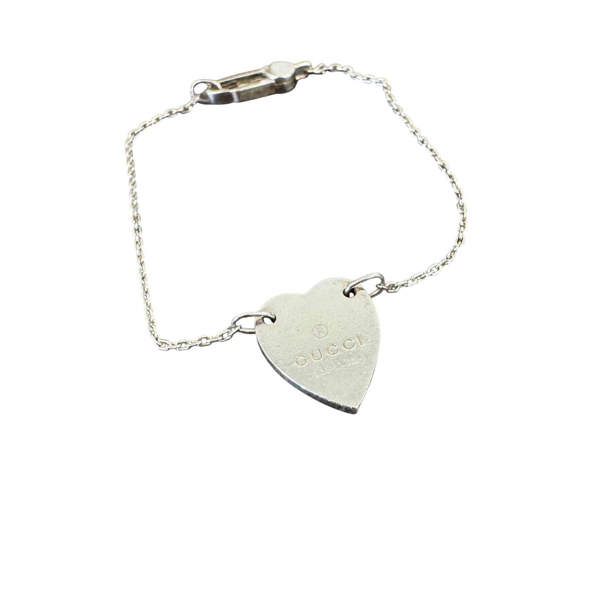 Women's Trademark Heart Bracelet Silver