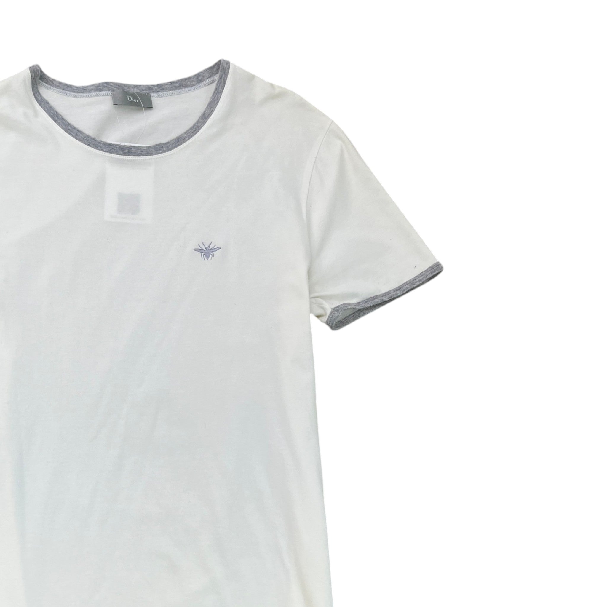 Women's Bee Embroidered Logo T-Shirt White Size IT 50 / UK L