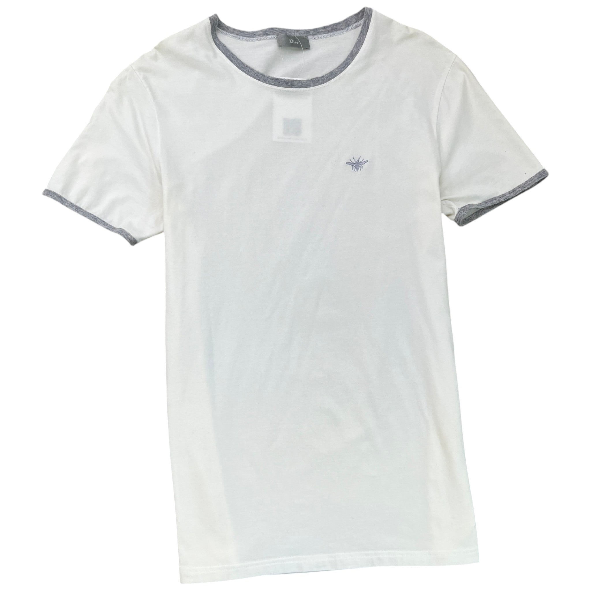 Women's Bee Embroidered Logo T-Shirt White Size IT 50 / UK L