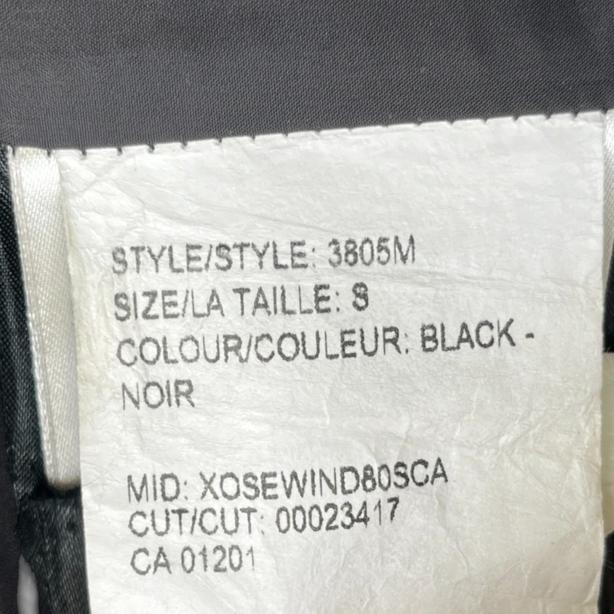 Men's Carson Parka Down Jacket Black Size S