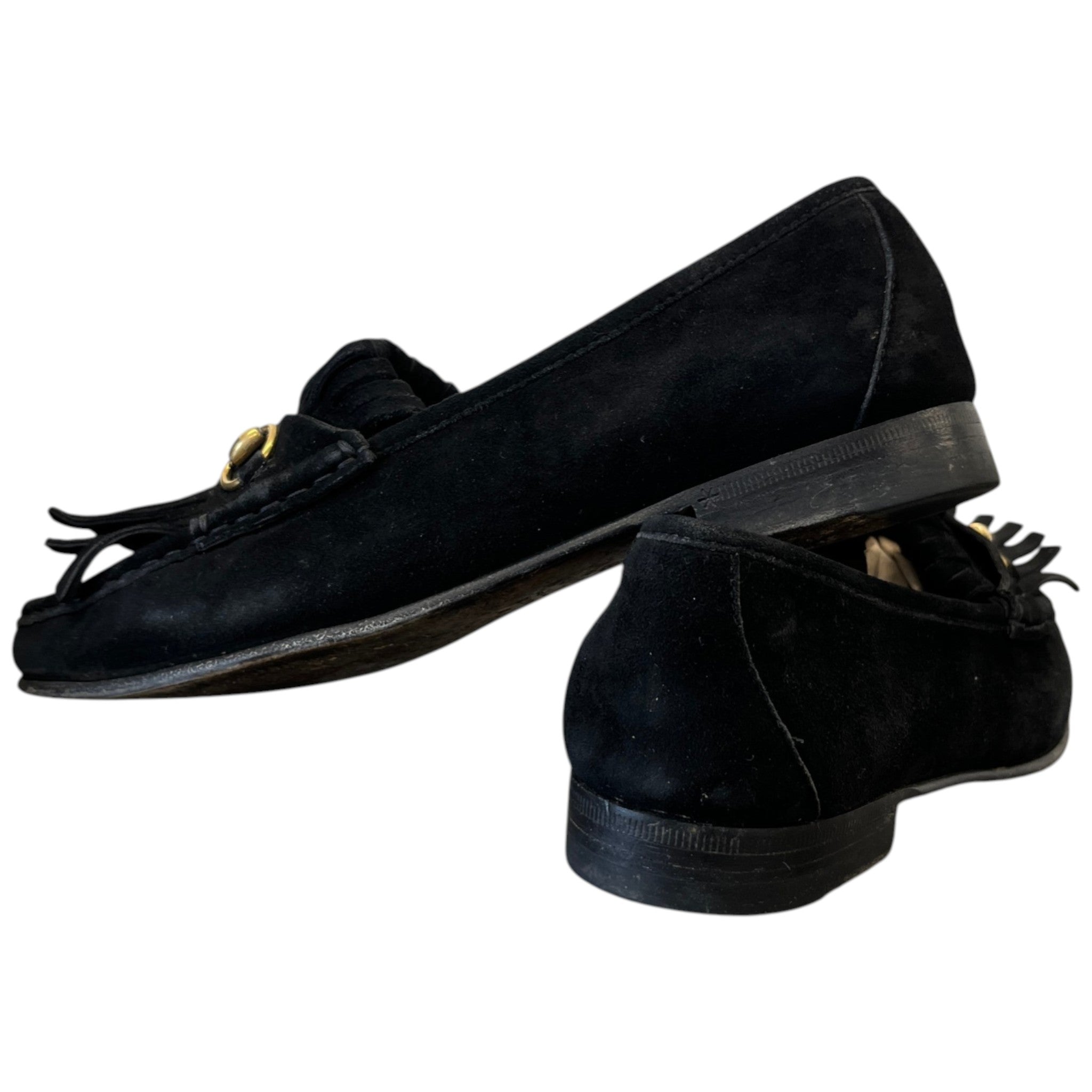 Women's Horsebit Loafers Black Size EU 38 / UK 5