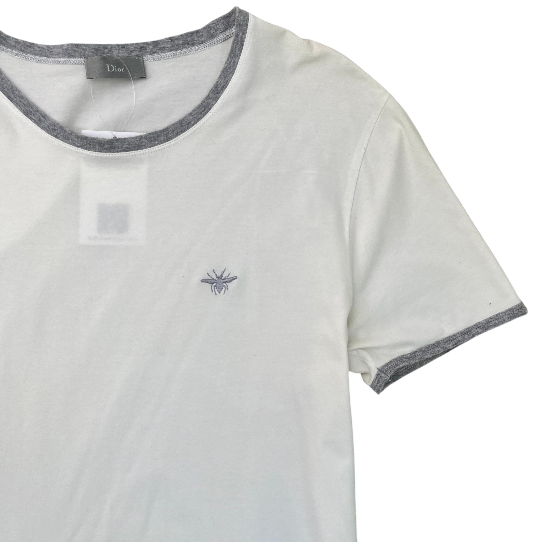 Women's Bee Embroidered Logo T-Shirt White Size IT 50 / UK L