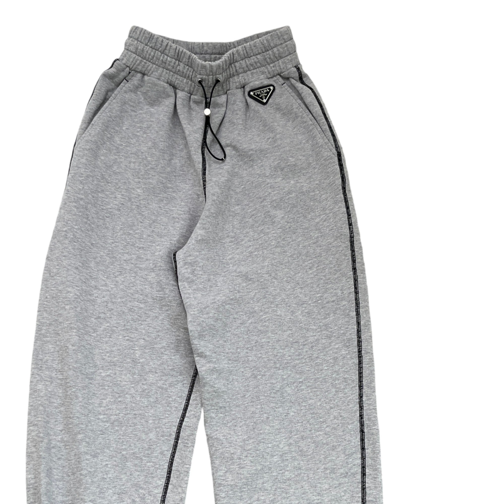 Women's Plaque Logo Full Tracksuit Grey Size S