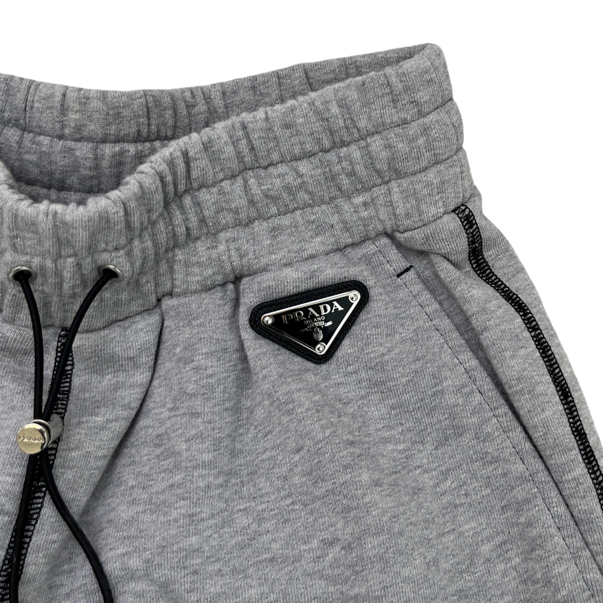 Women's Plaque Logo Full Tracksuit Grey Size S