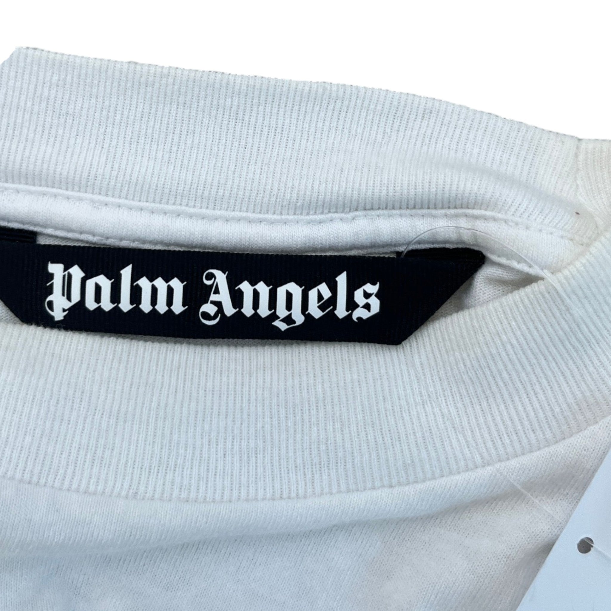 Men's Sprayed London Logo T-Shirt White Size XXS