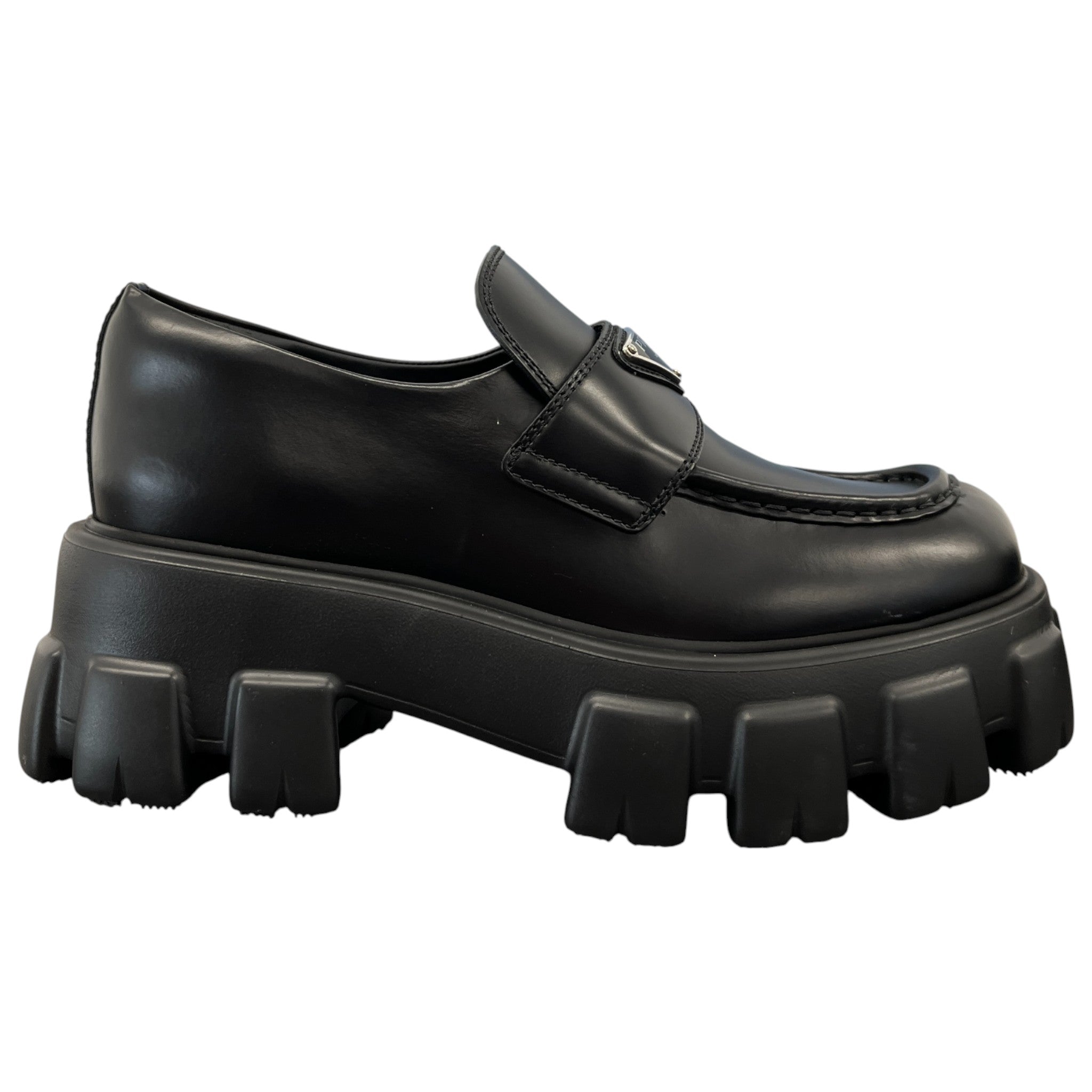 Women's Monolith Platform Loafers Black Size EU 38 / UK 5