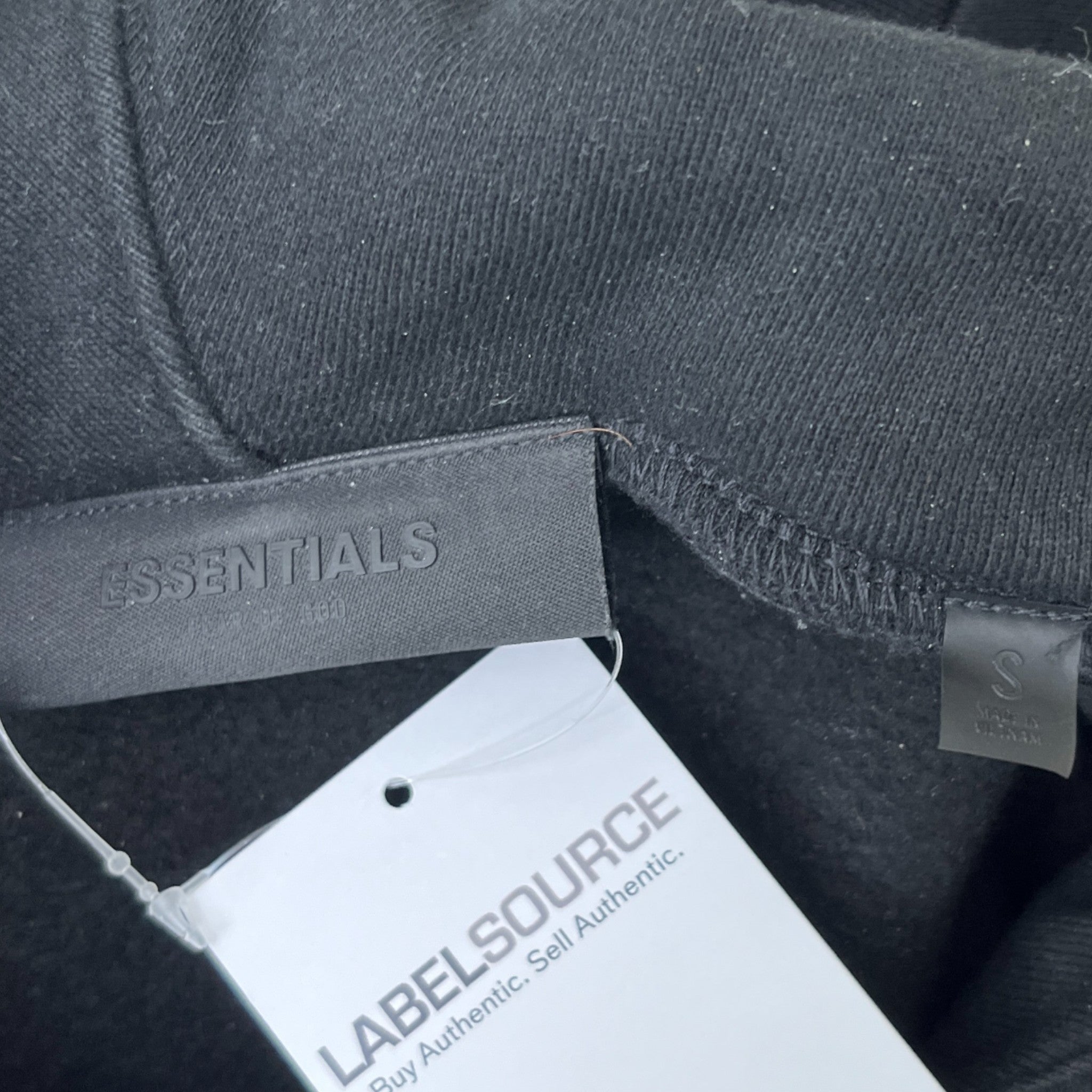 Men's Fear Of God Hoodie Black Size S