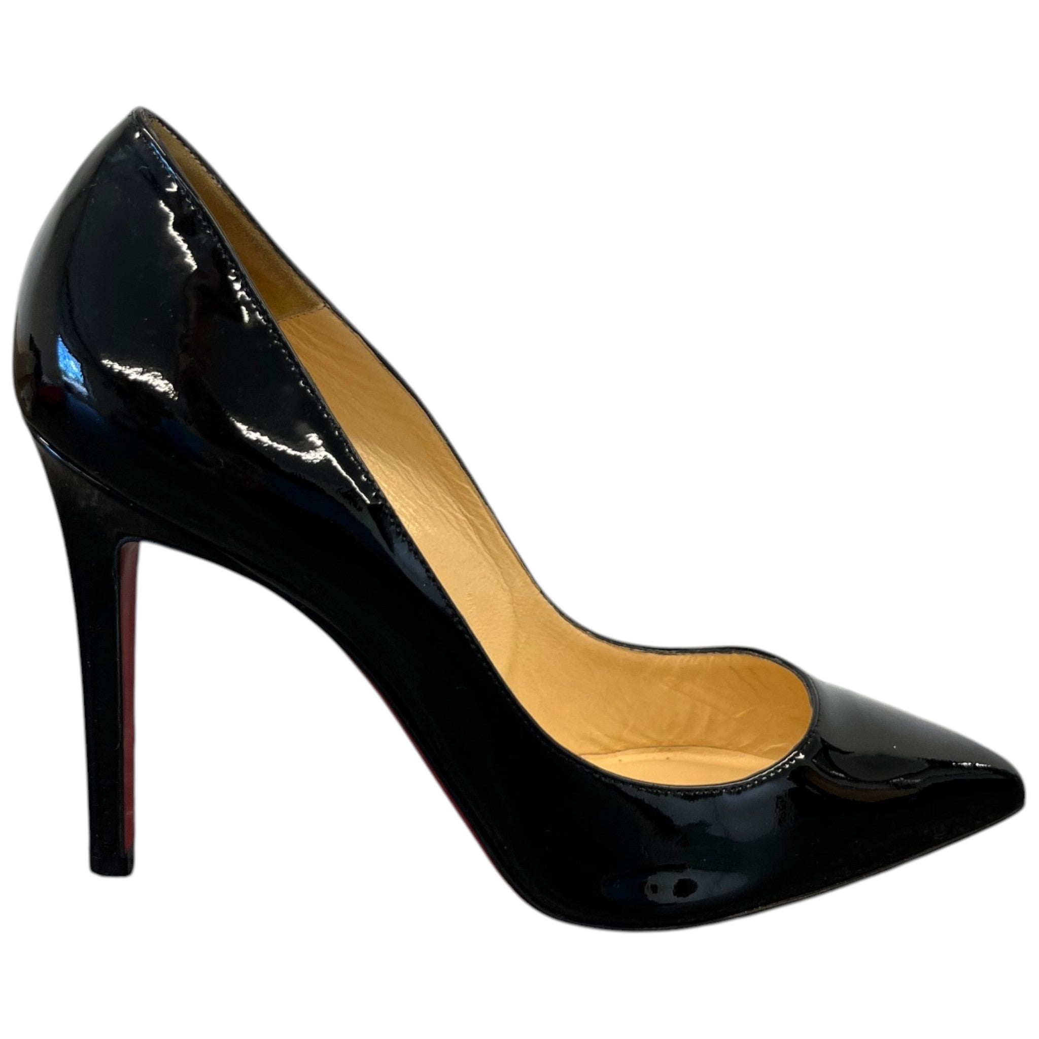 Women's Pigalle 100 Patent Calf Heels Black Size EU 37.5 / UK 4.5