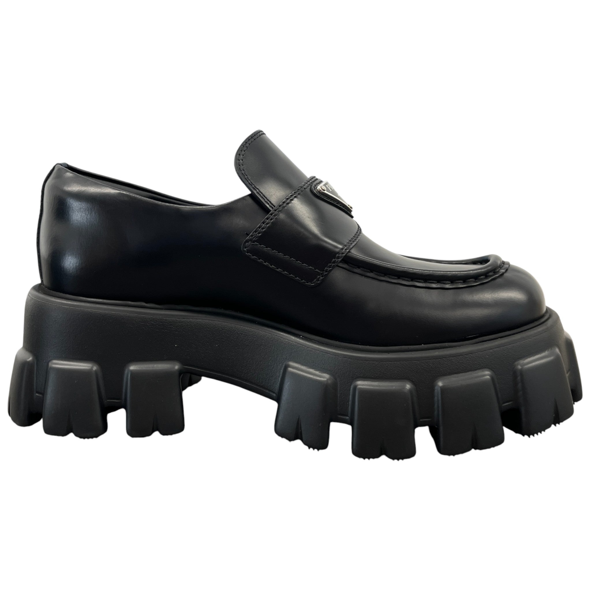 Women's Monolith Platform Loafers Black Size EU 38 / UK 5