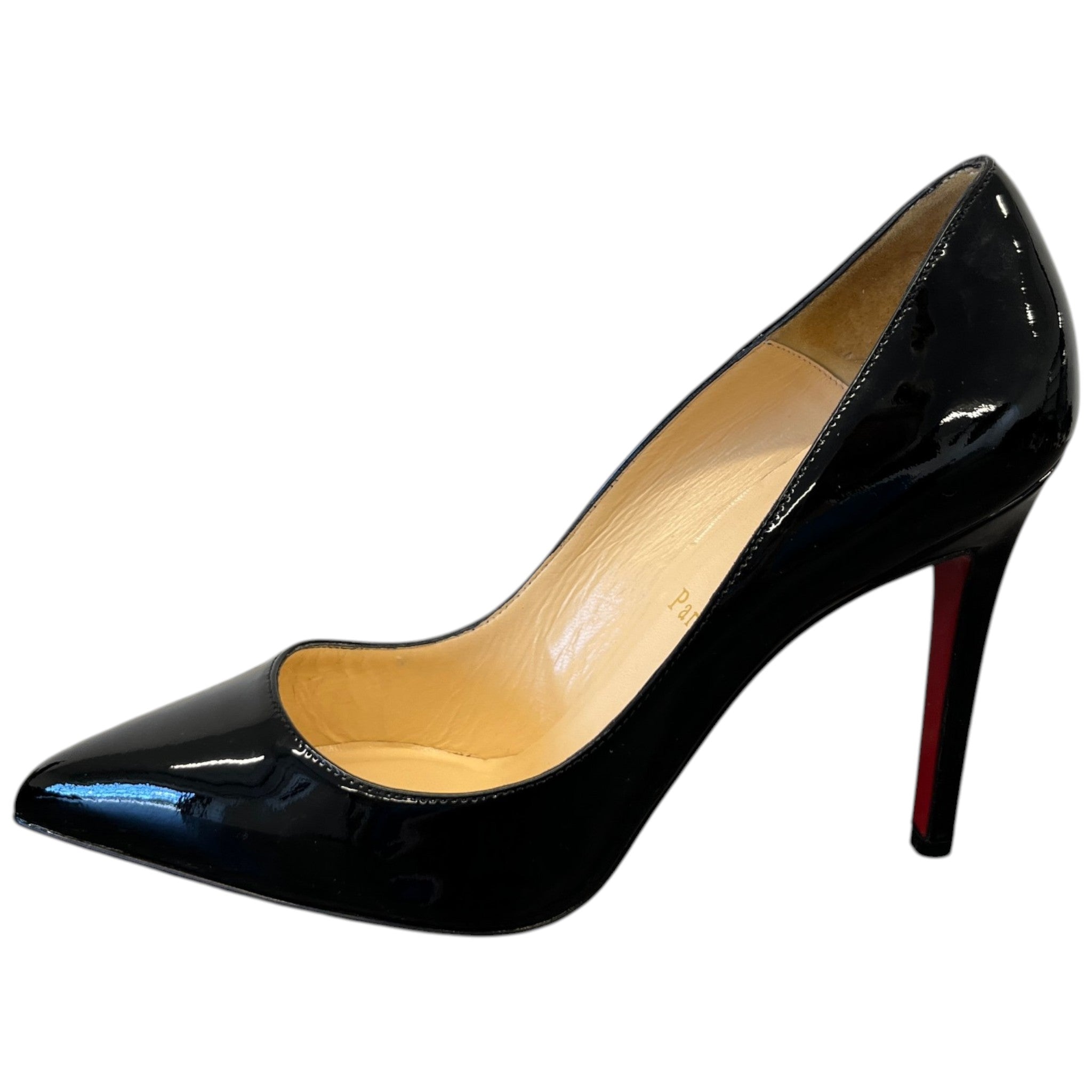 Women's Pigalle 100 Patent Calf Heels Black Size EU 37.5 / UK 4.5