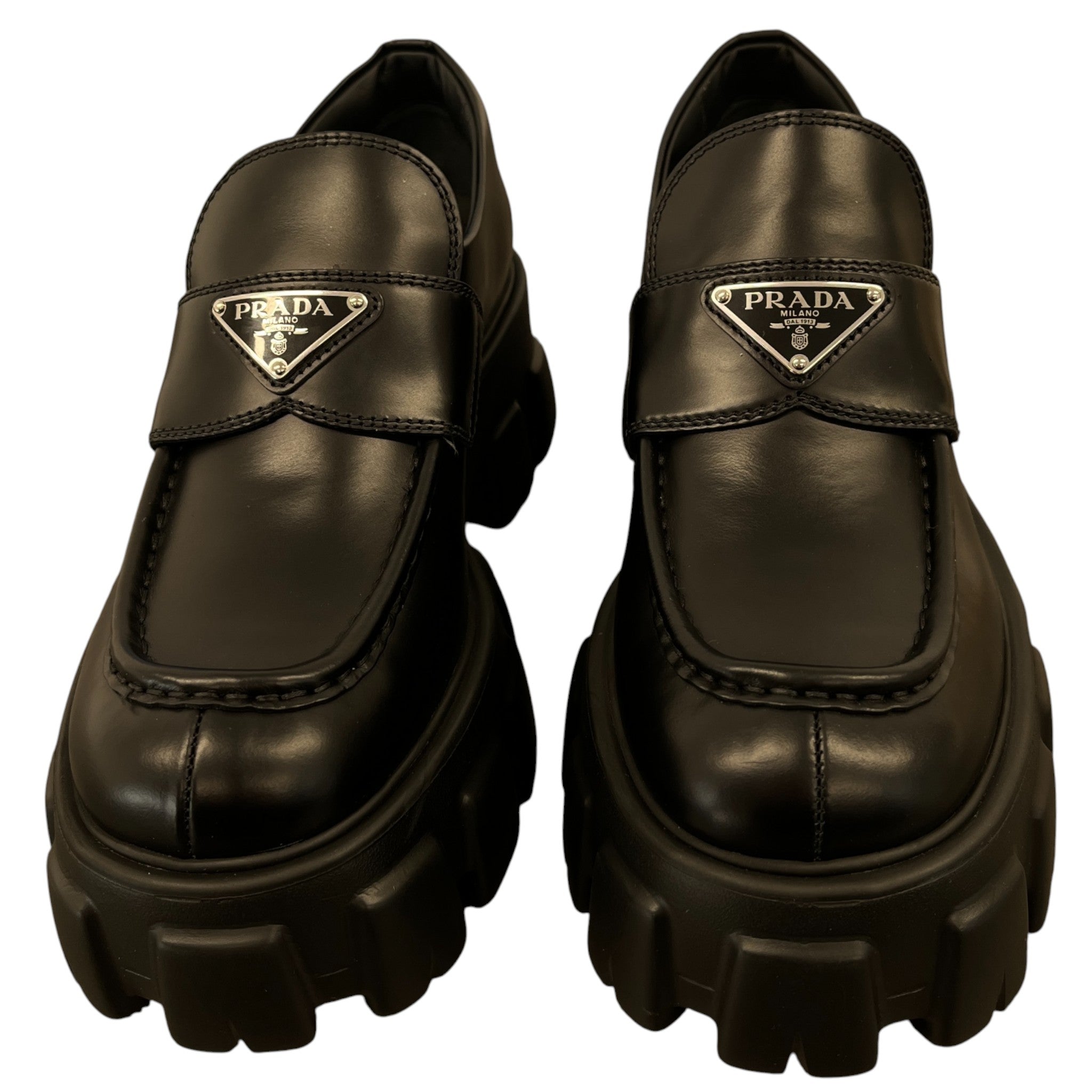 Women's Monolith Platform Loafers Black Size EU 37.5 / UK 4.5