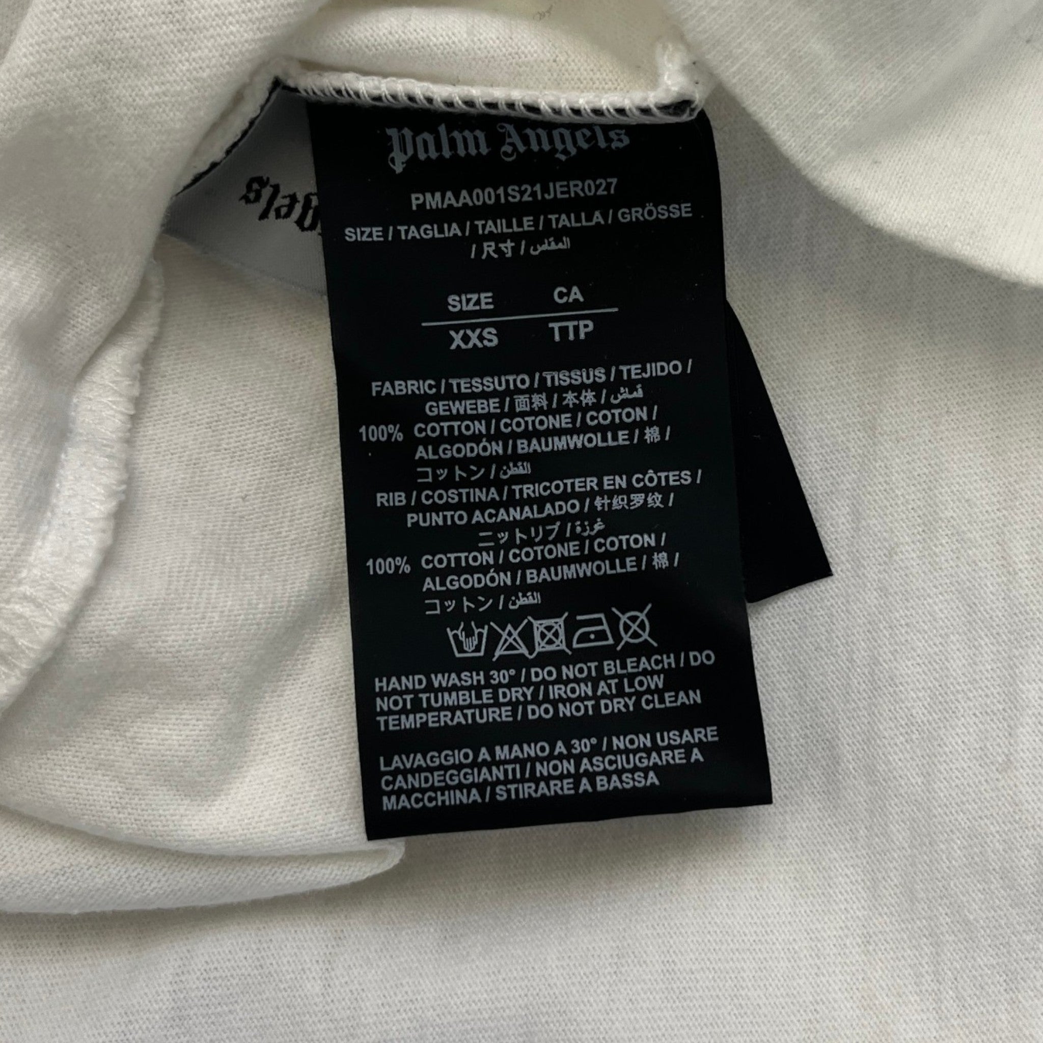 Men's Sprayed London Logo T-Shirt White Size XXS