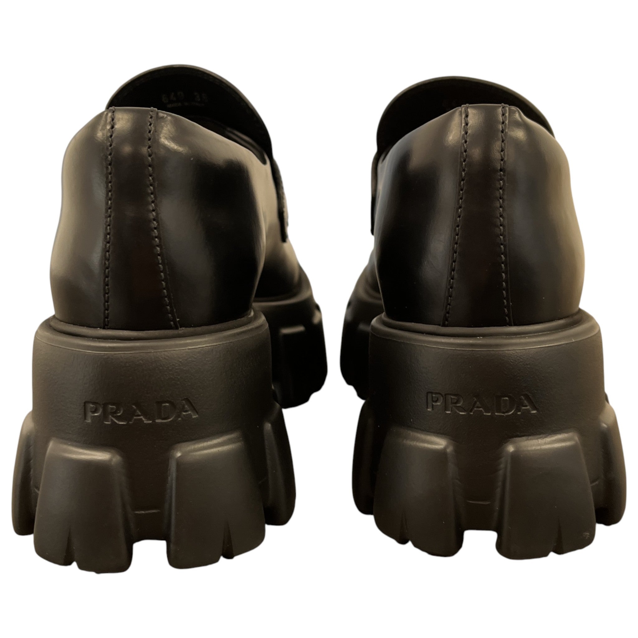 Women's Monolith Platform Loafers Black Size EU 37.5 / UK 4.5