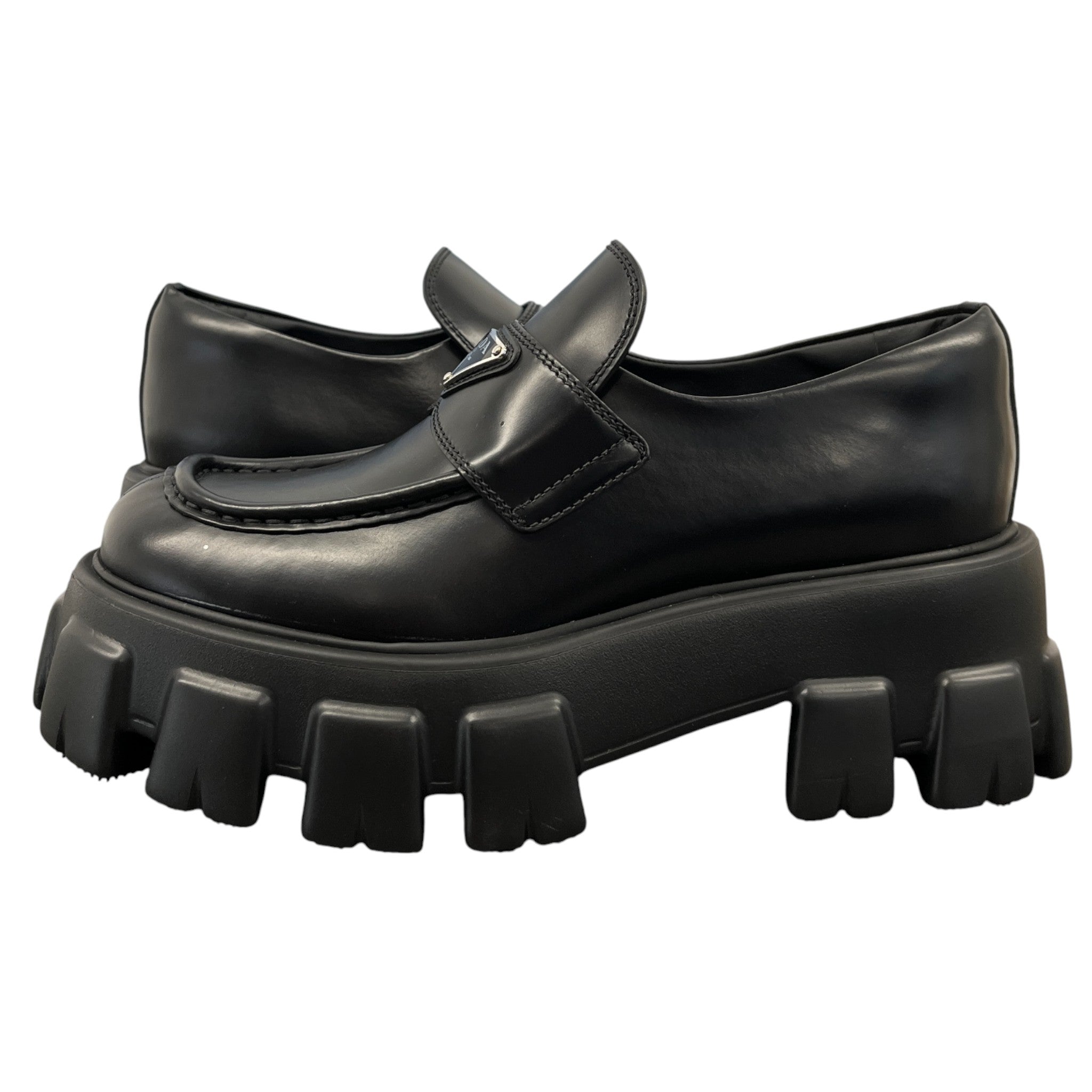 Women's Monolith Platform Loafers Black Size EU 37.5 / UK 4.5