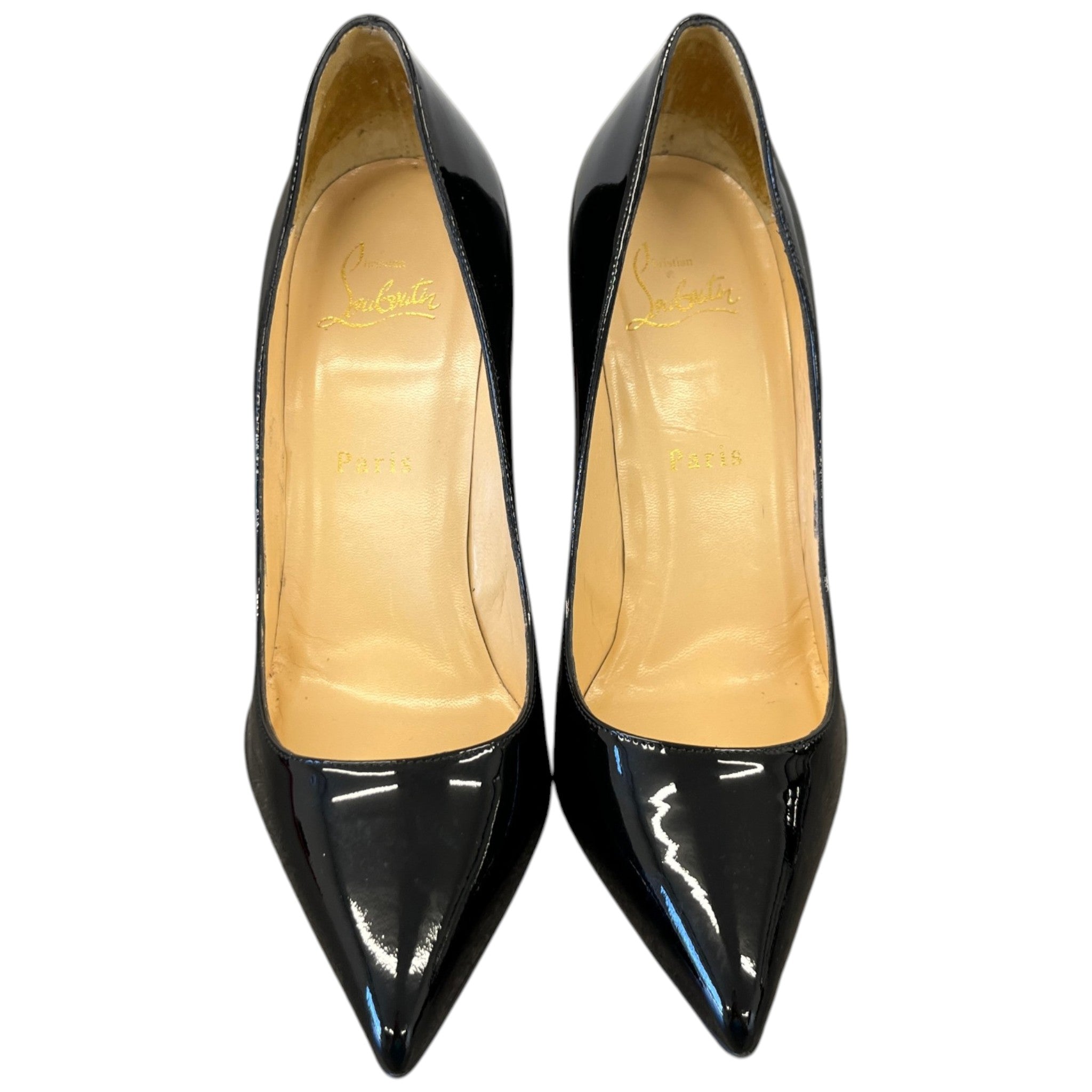 Women's Pigalle 100 Patent Calf Heels Black Size EU 37.5 / UK 4.5
