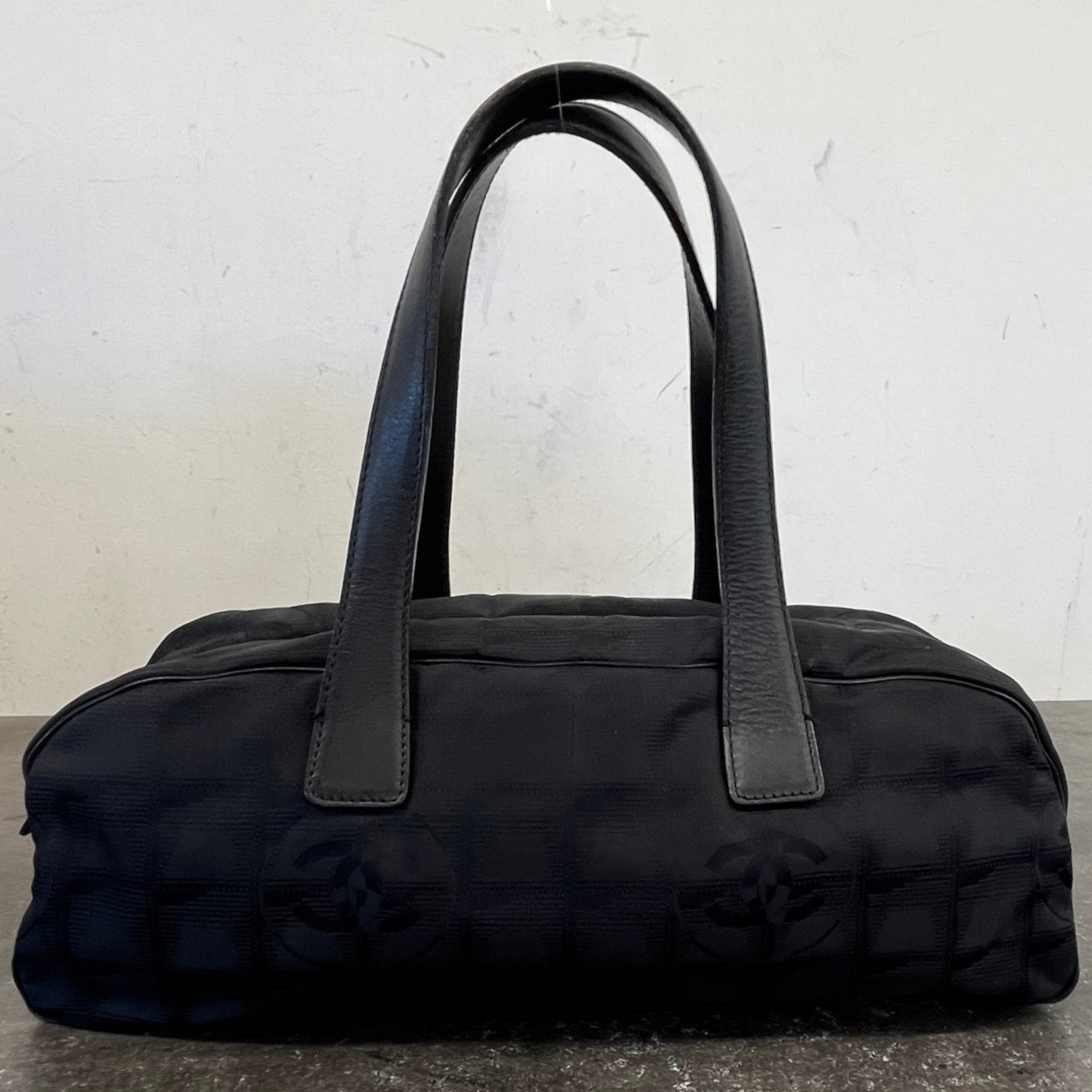 Women's Travel Line Mini Boston Handbag Black
