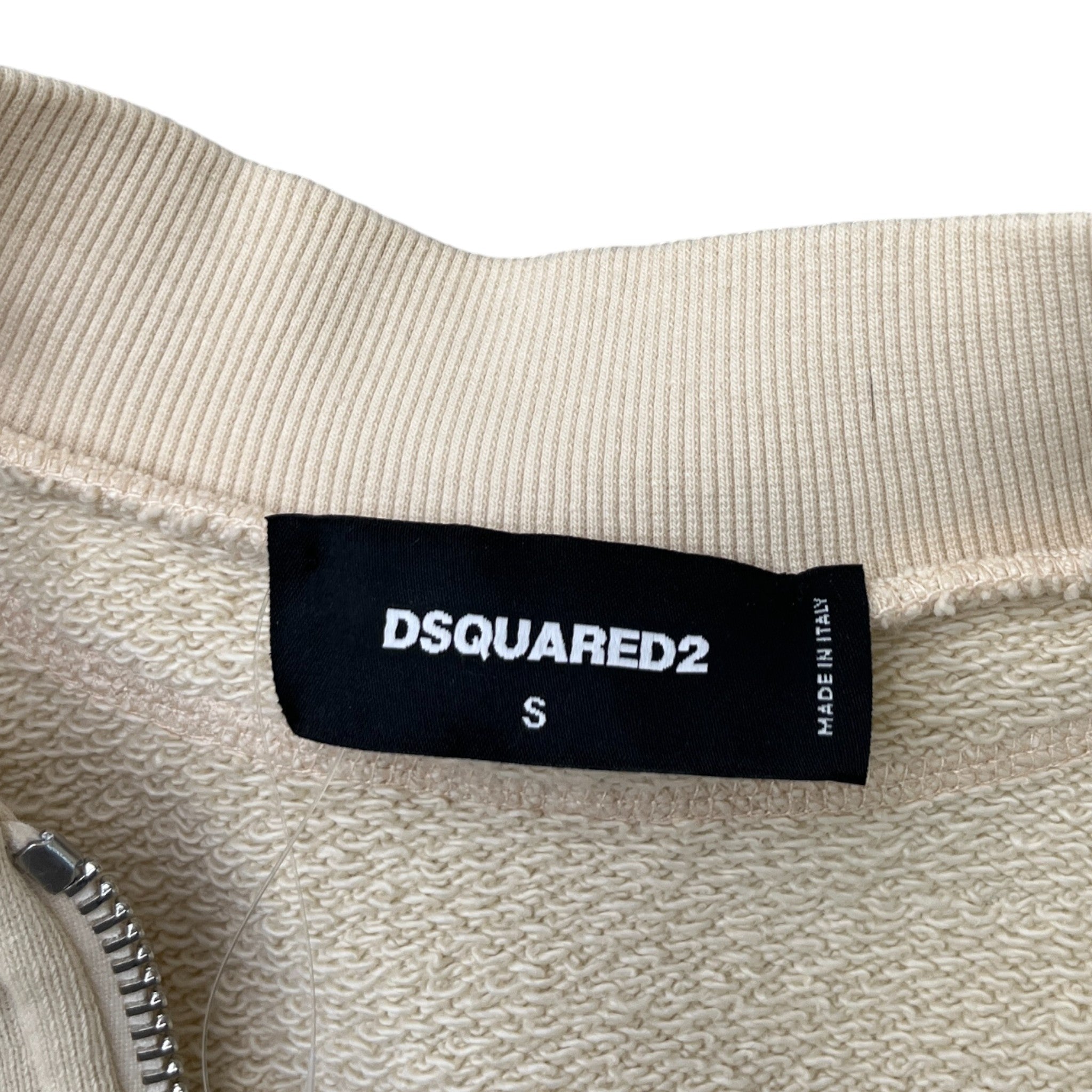 Men's Natural Adriana Fit Hoodie Beige Size S