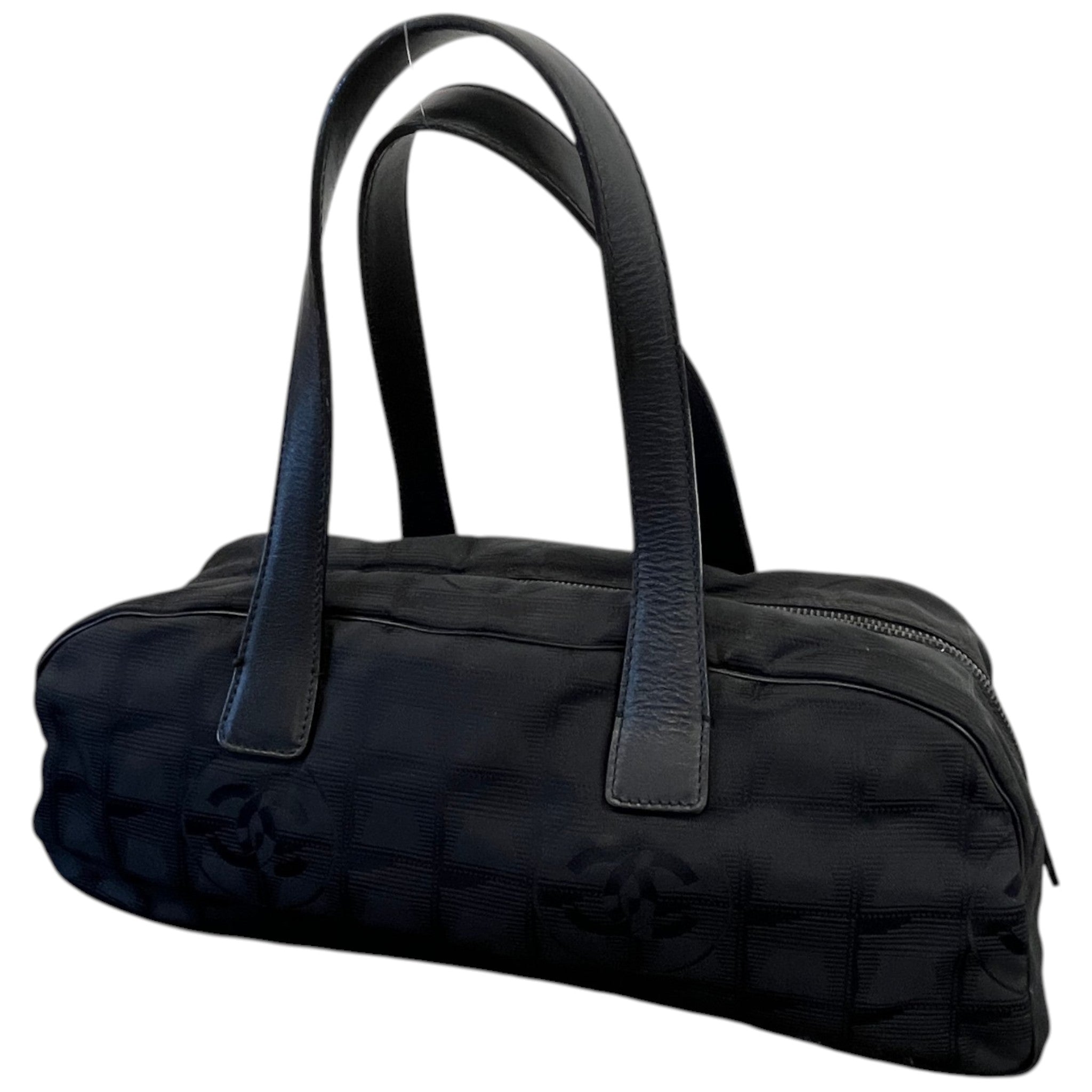 Women's Travel Line Mini Boston Handbag Black