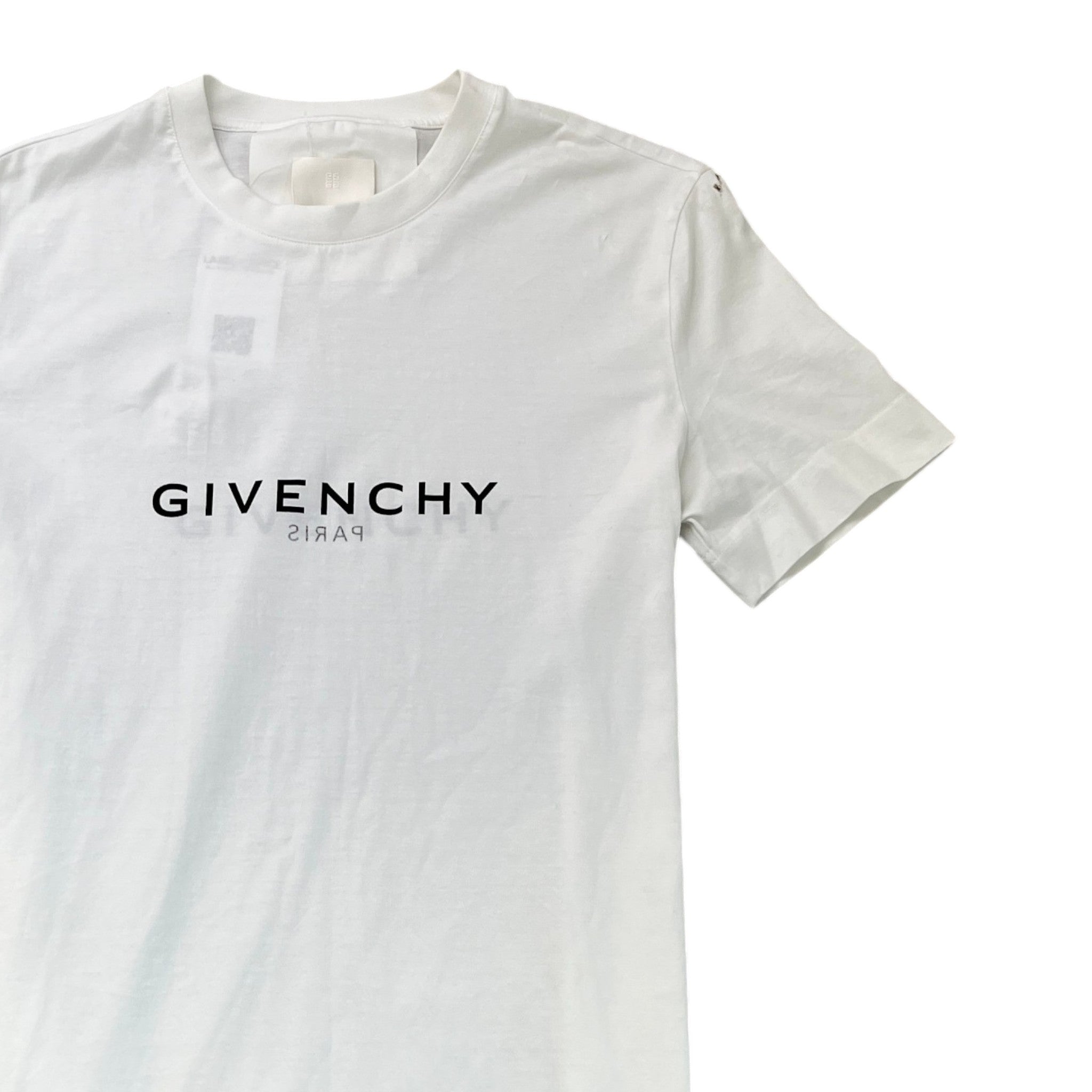 Men's Logo Print T-Shirt White Size M