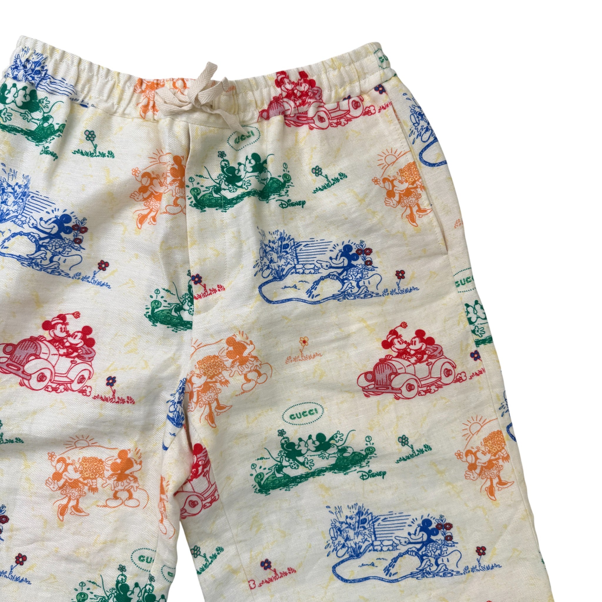 Men's X Disney Mickey & Minnie Print Shorts Multi-Coloured Size IT 50 / UK 34