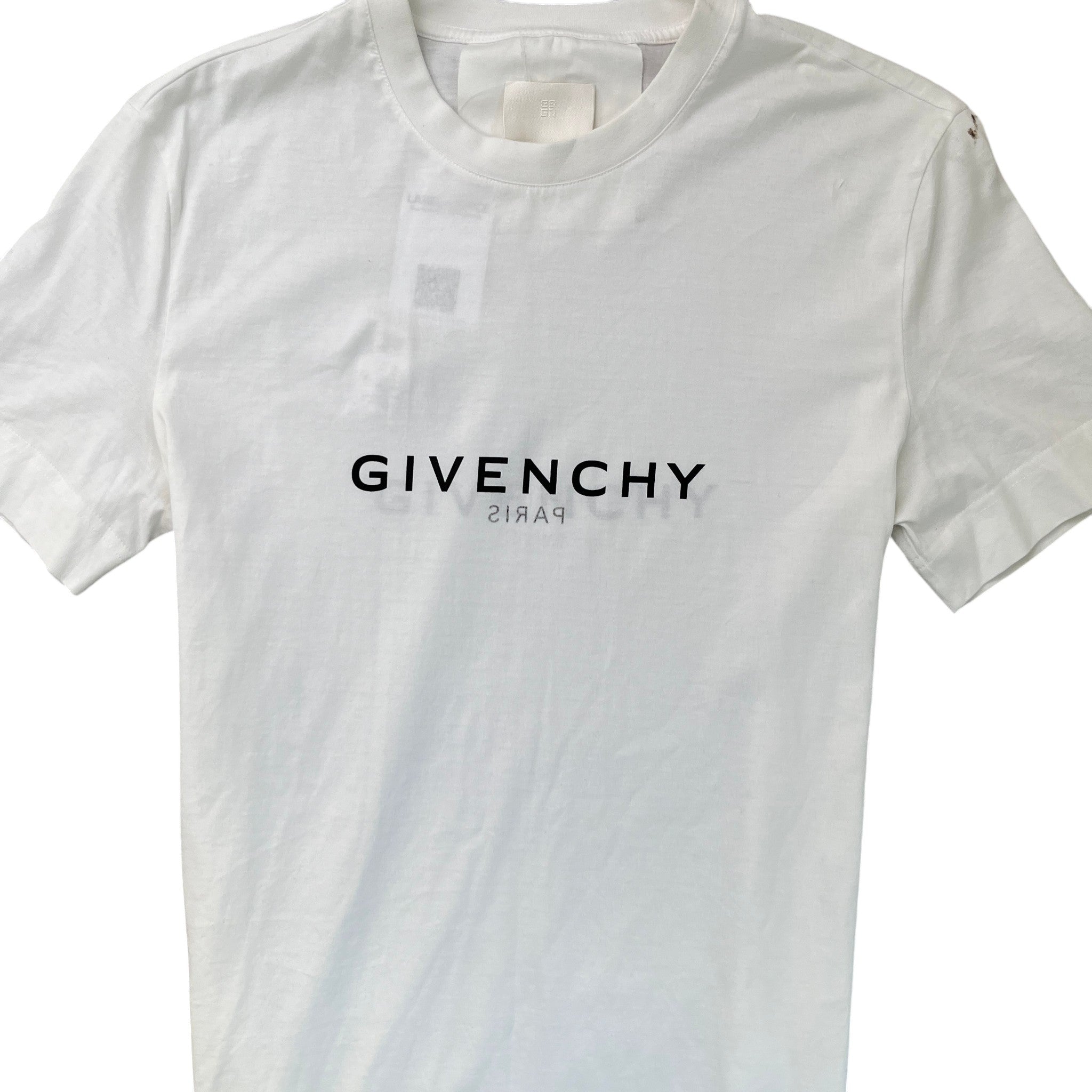 Men's Logo Print T-Shirt White Size M