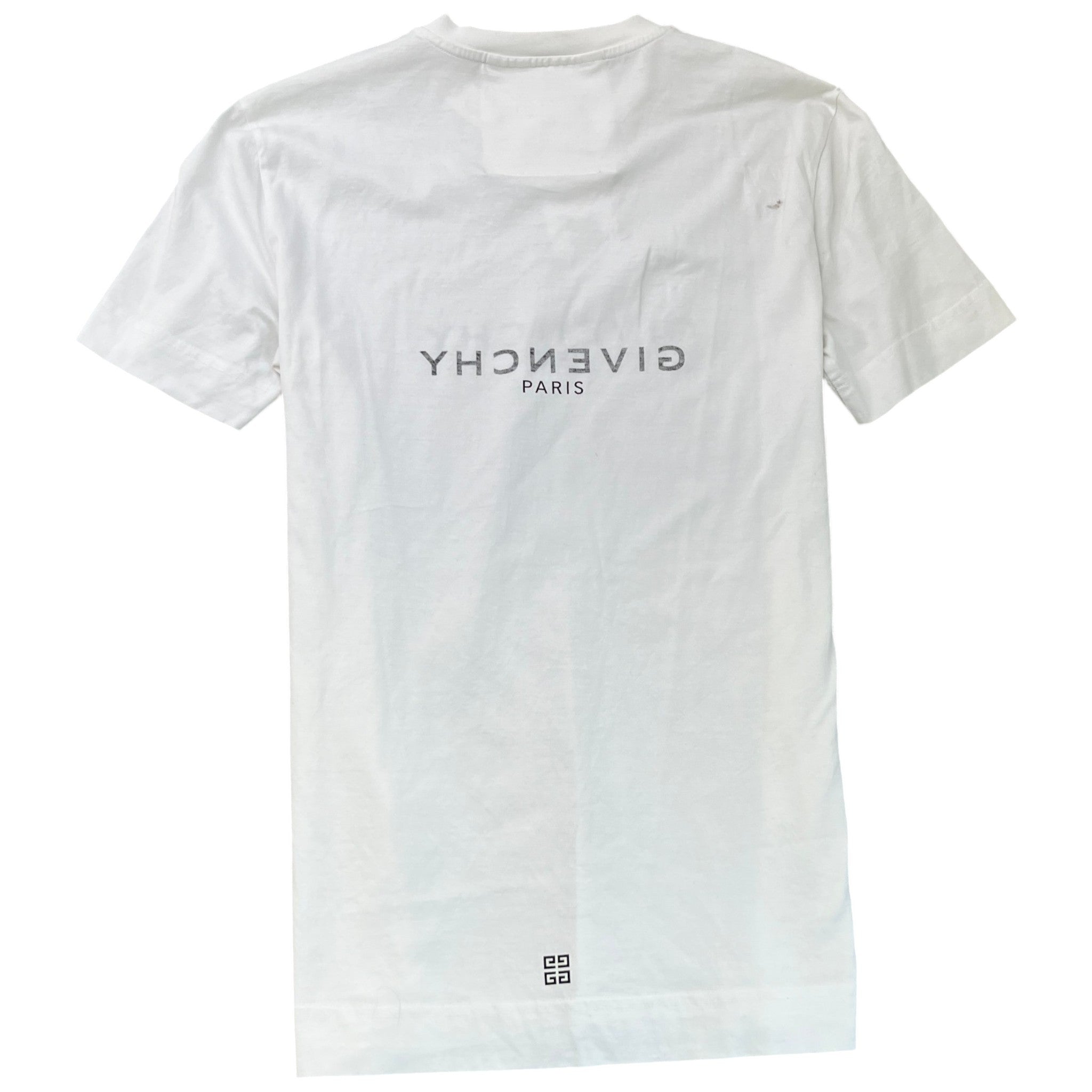 Men's Logo Print T-Shirt White Size M