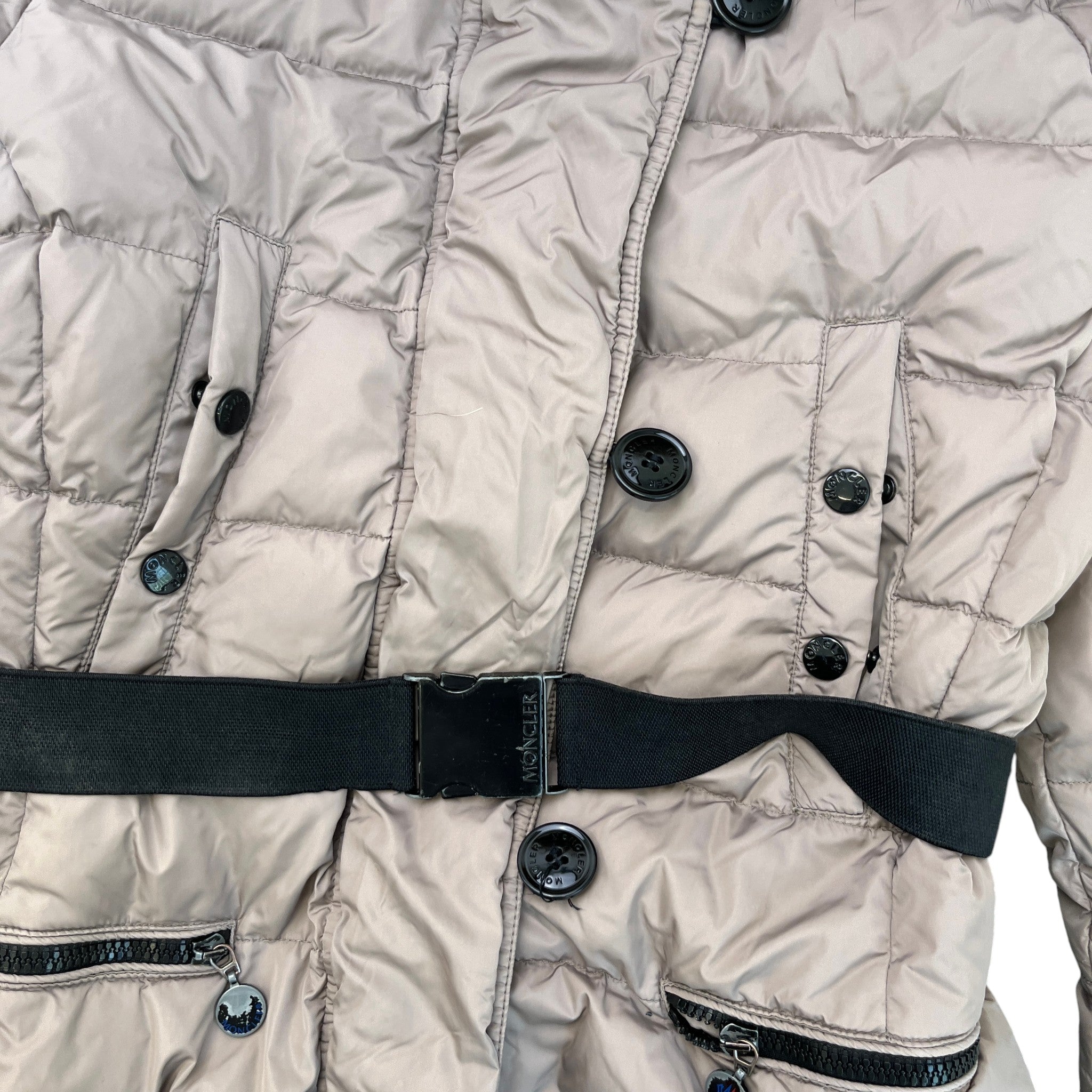 Women's Gene Down Jacket Grey Size 3 / UK 14