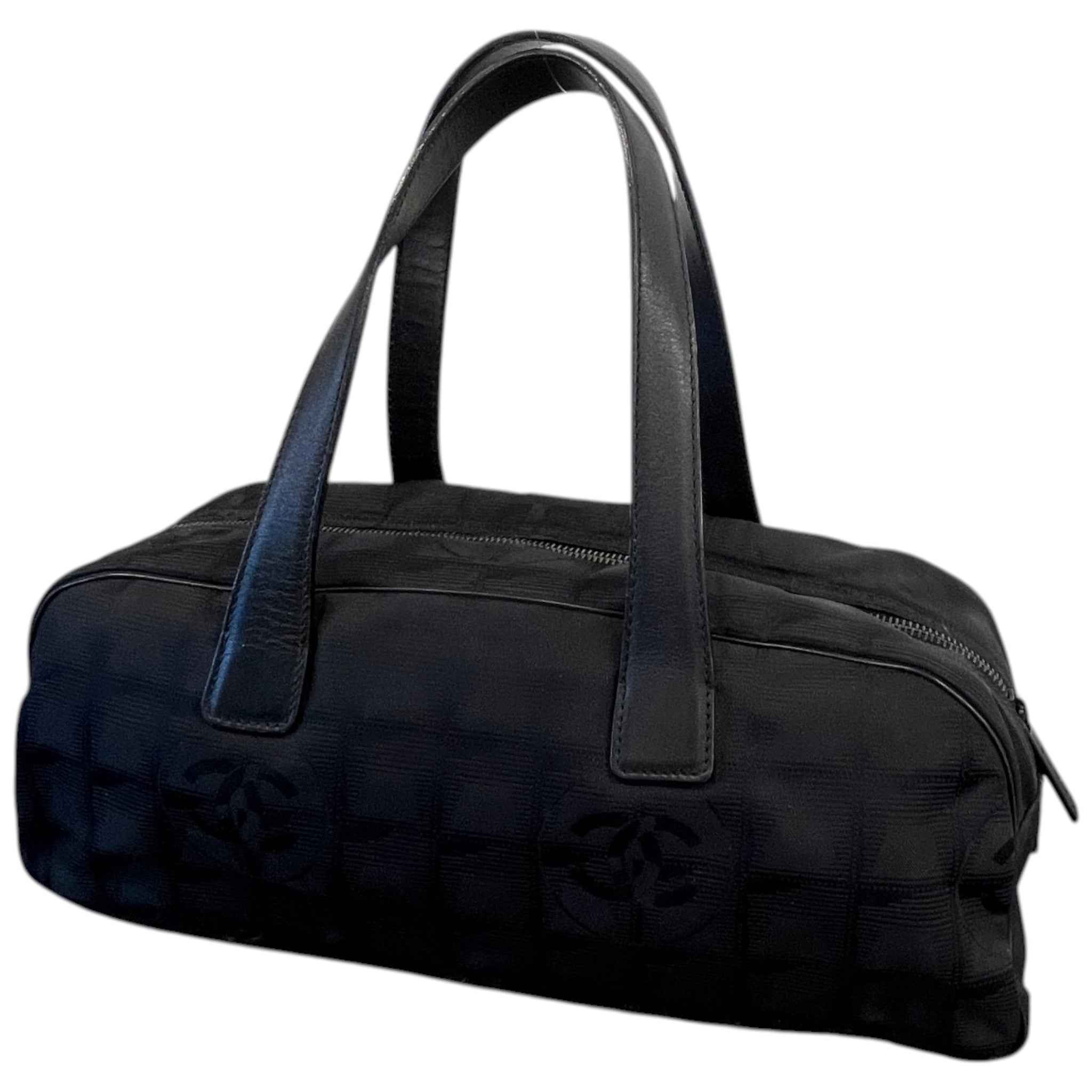 Women's Travel Line Mini Boston Handbag Black
