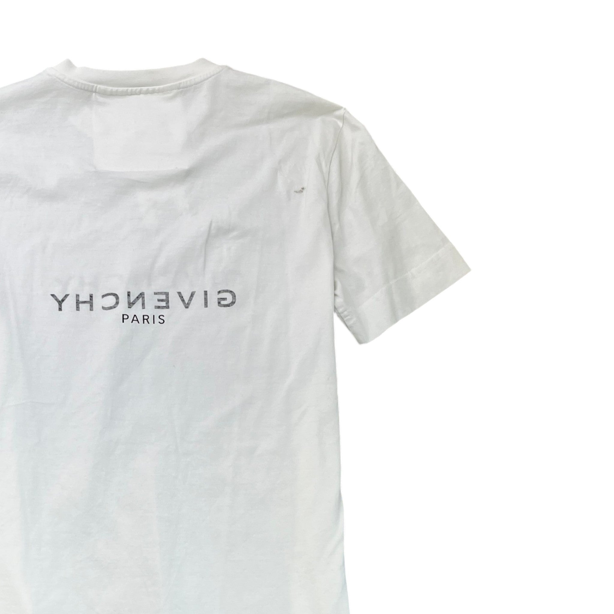Men's Logo Print T-Shirt White Size M