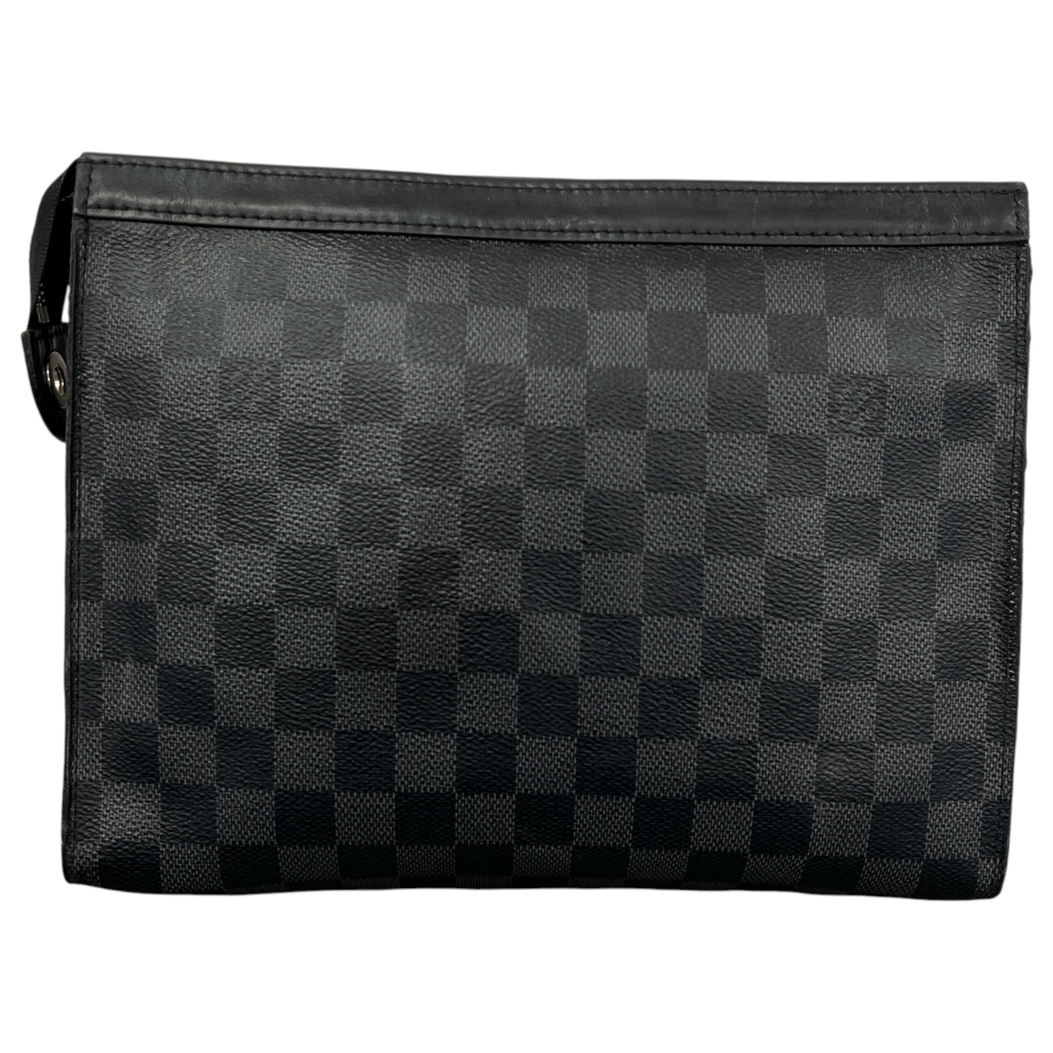 Men's Damier Graphite Pochette Voyage Mm Pouch Grey