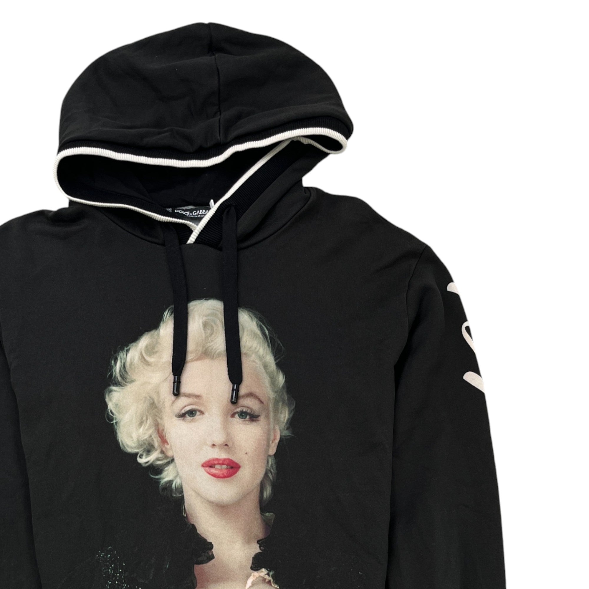 Women's Marilyn Monroe Graphic It 38 Uk 6 Hoodie Black Size S