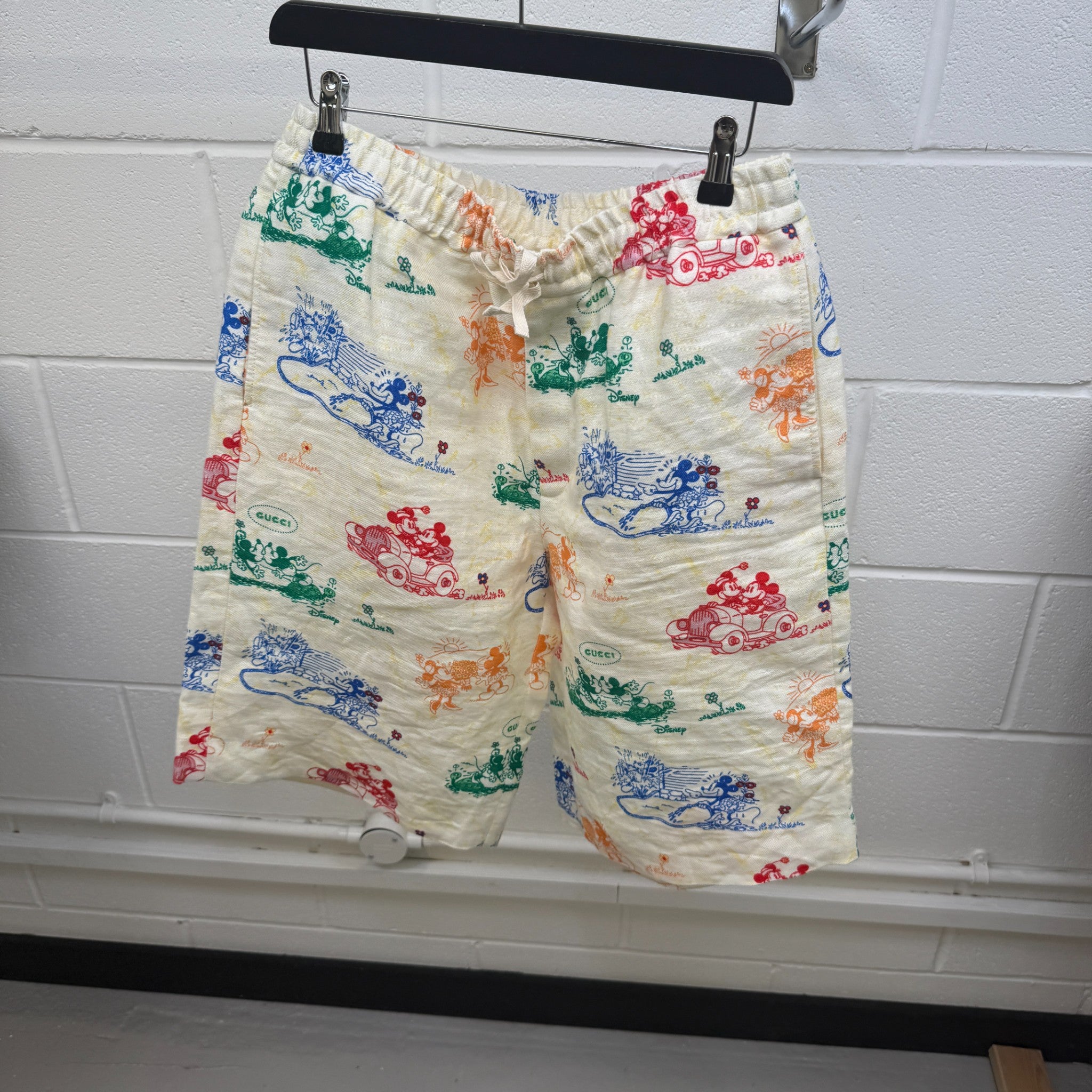 Men's X Disney Mickey & Minnie Print Shorts Multi-Coloured Size IT 50 / UK 34