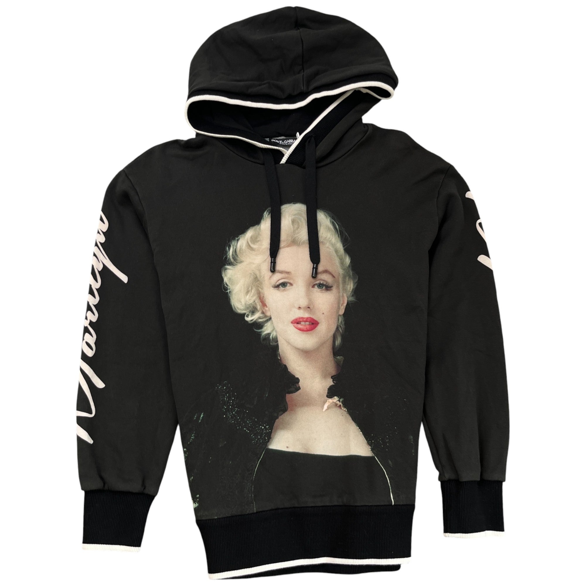 Women's Marilyn Monroe Graphic It 38 Uk 6 Hoodie Black Size S