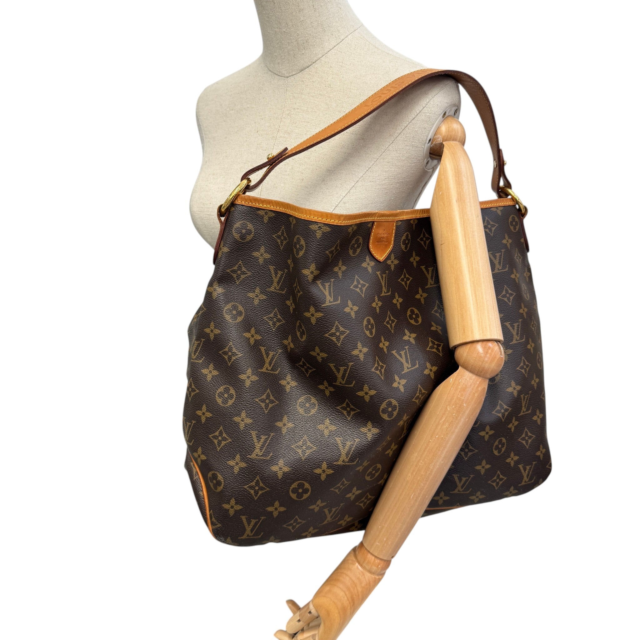 Women's Monogram Delightful Handbag Brown