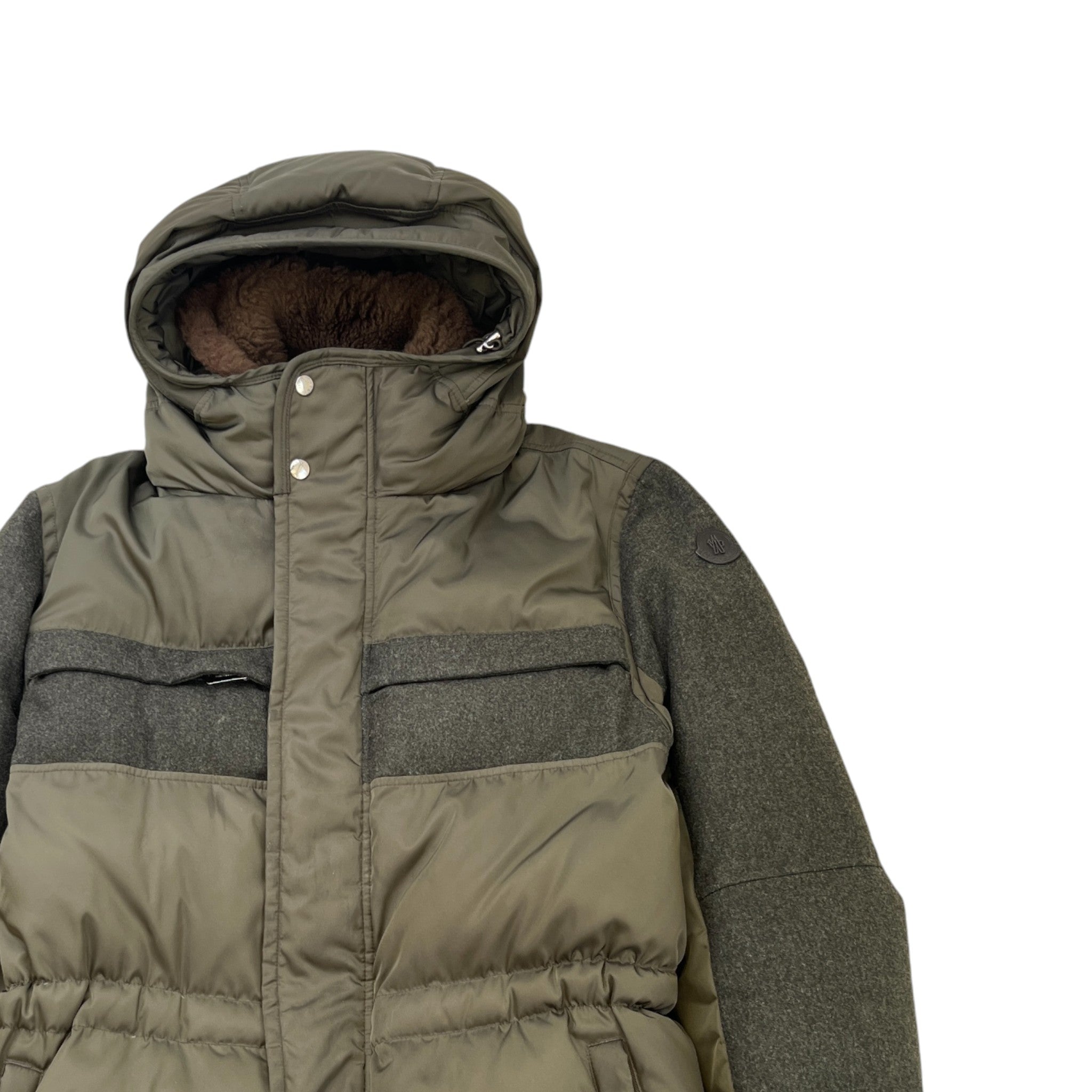 Men's Olivier Down Jacket Khaki Size 6 / XXXL
