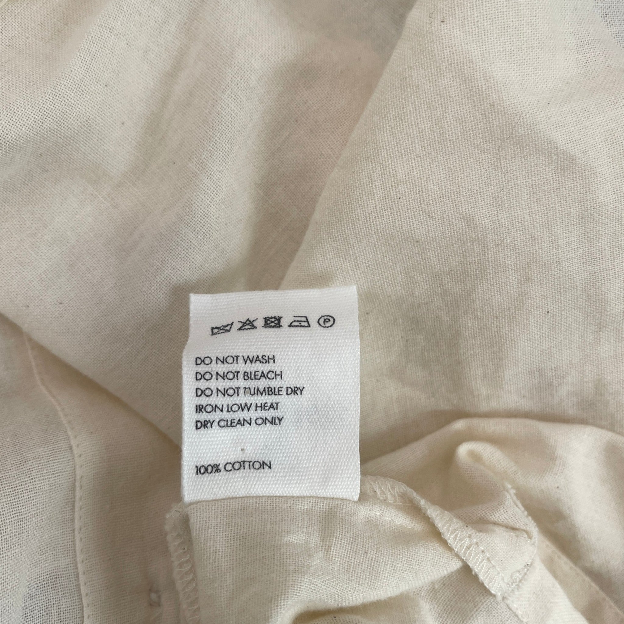 Men's Le Papier Short Sleeve Shirt Beige Size IT 48 / UK M