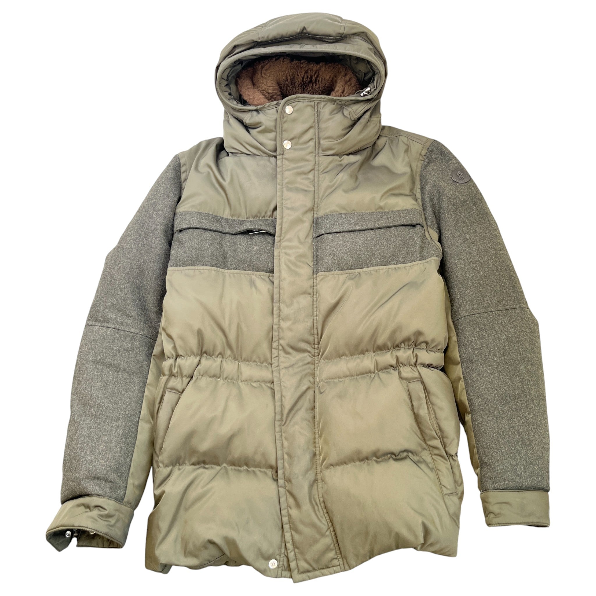 Men's Olivier Down Jacket Khaki Size 6 / XXXL