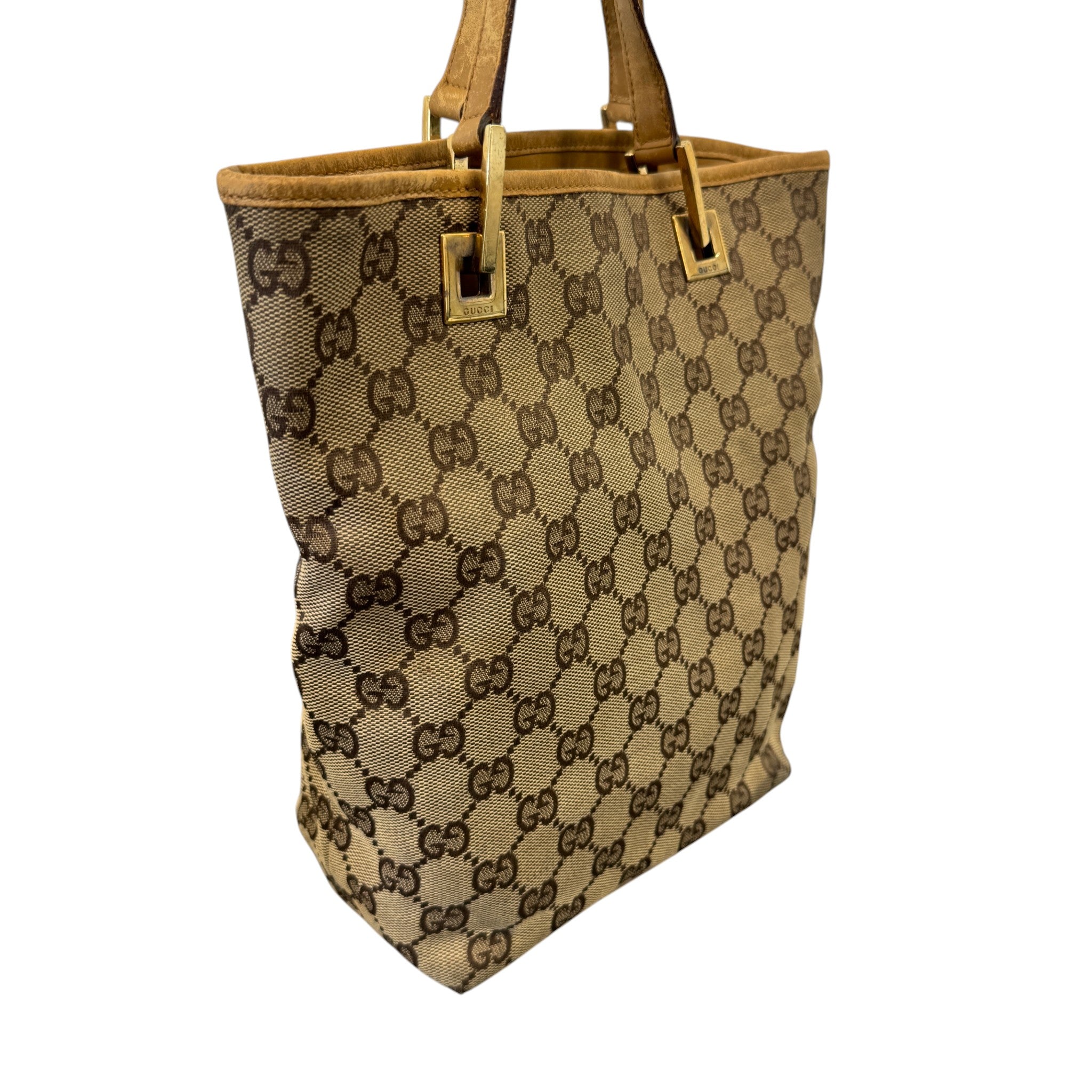 Women's Small Gg Supreme Tote Bag Beige