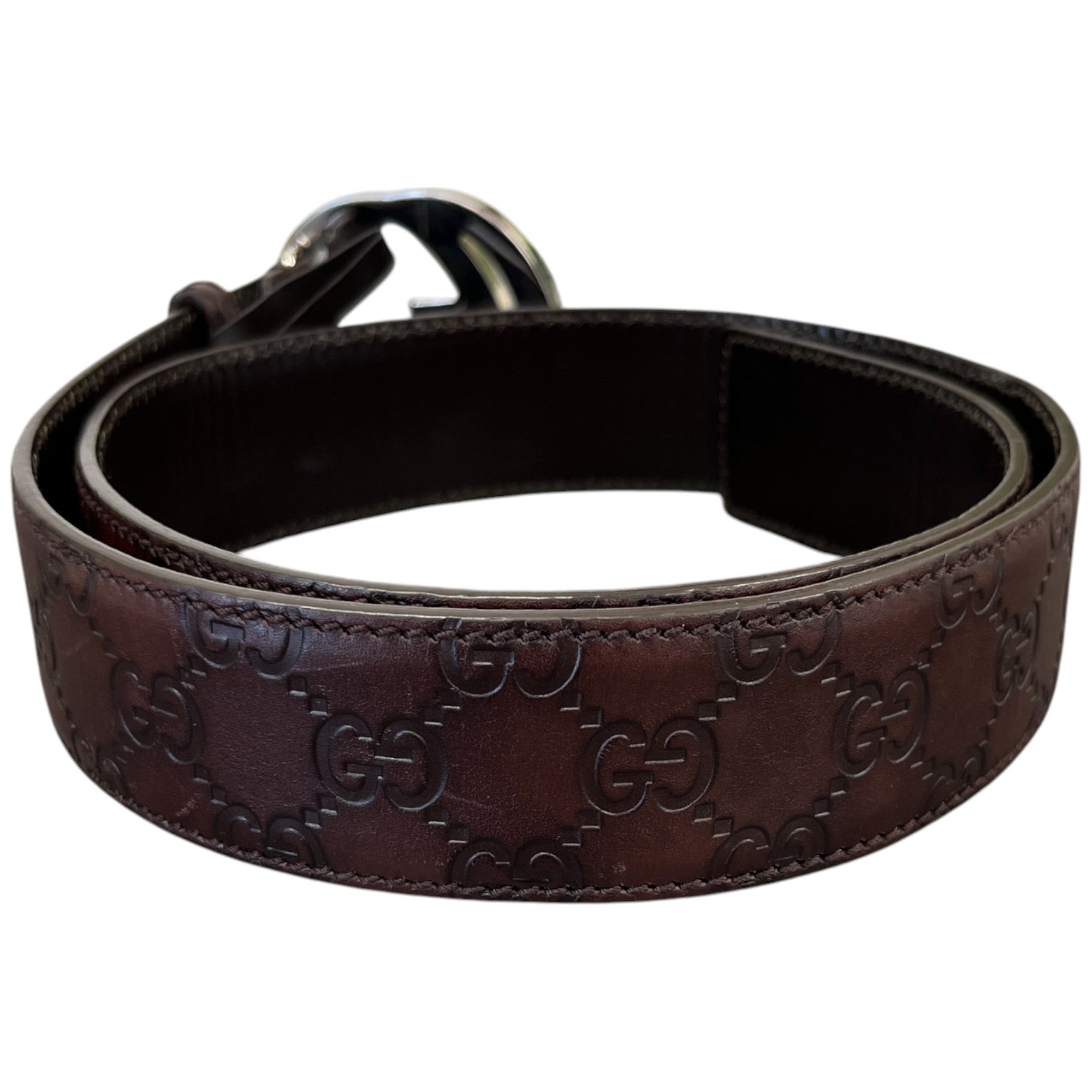 Women's Gg Supreme Belt Brown Size 85CM / UK 10