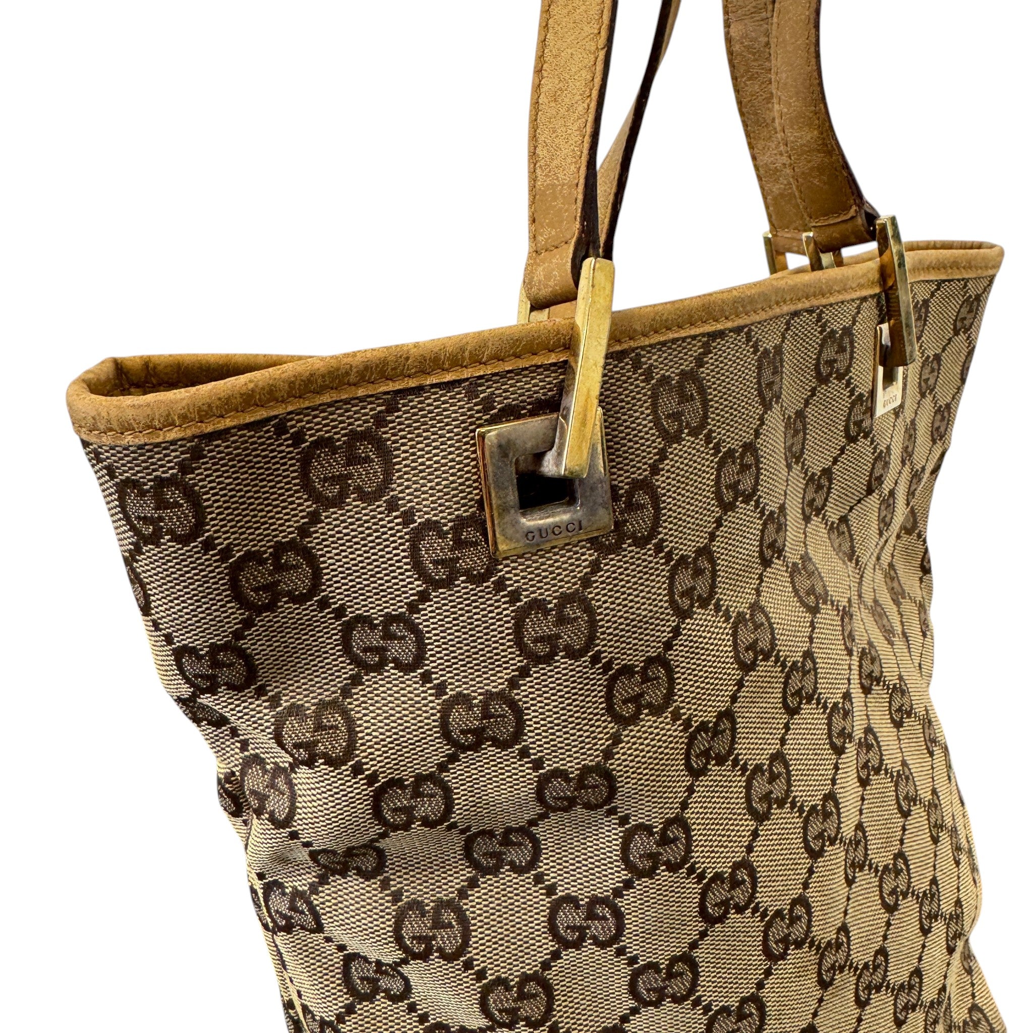 Women's Small Gg Supreme Tote Bag Beige