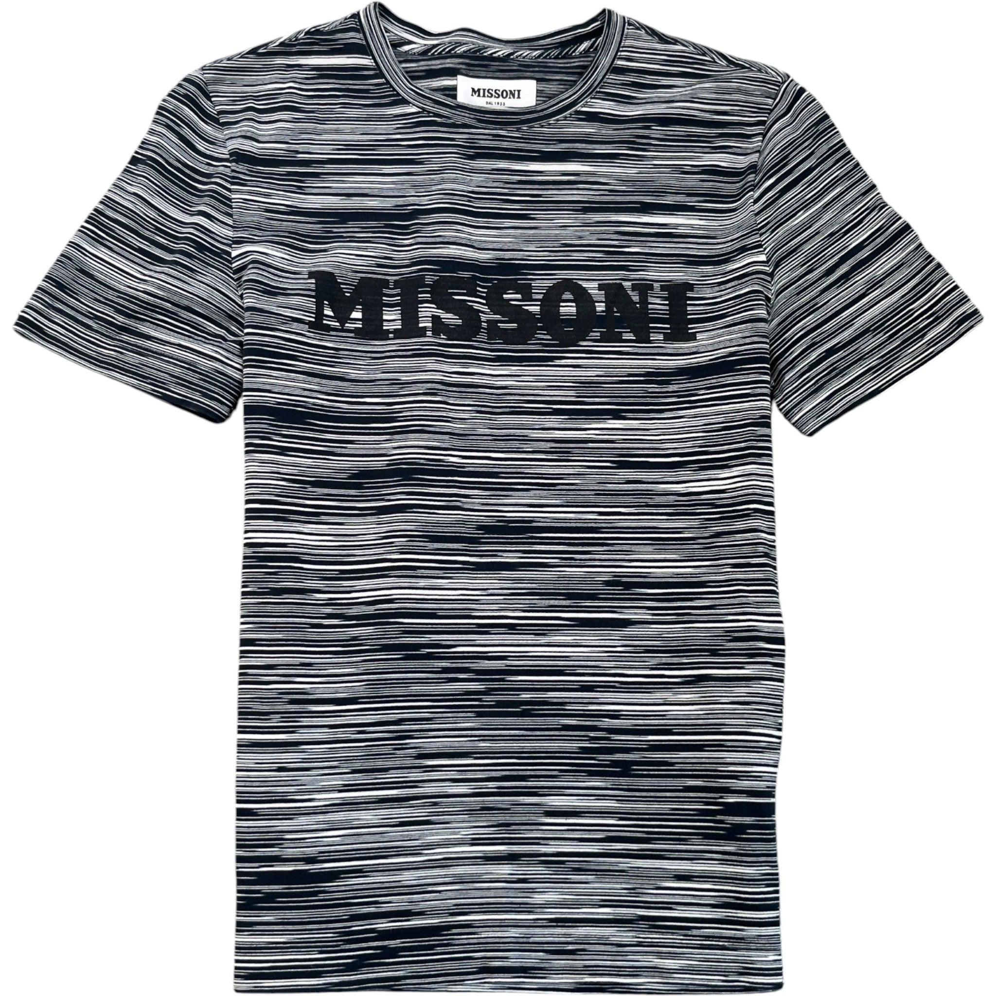 Men's Logo Print T-Shirt Black Size XS