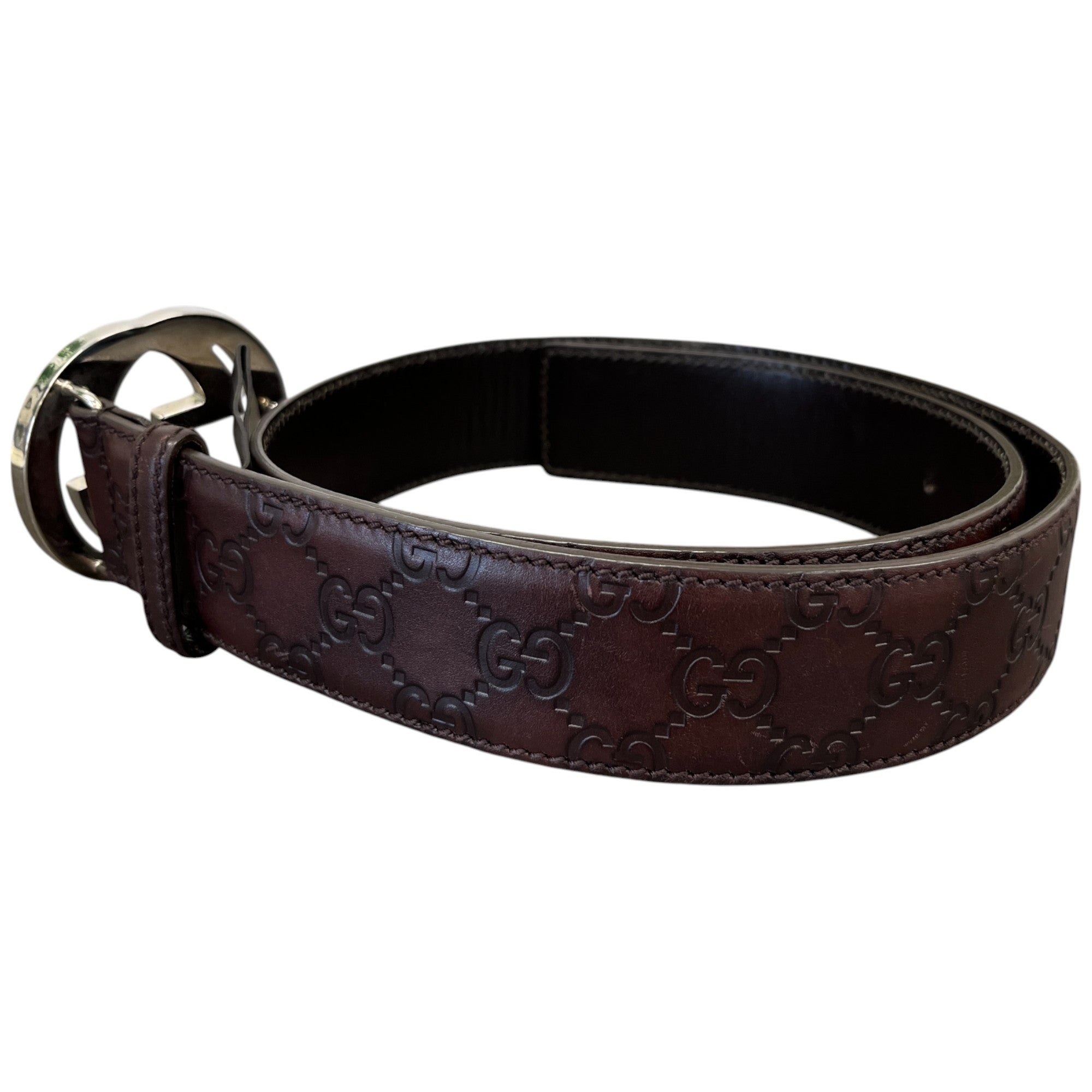 Women's Gg Supreme Belt Brown Size 85CM / UK 10