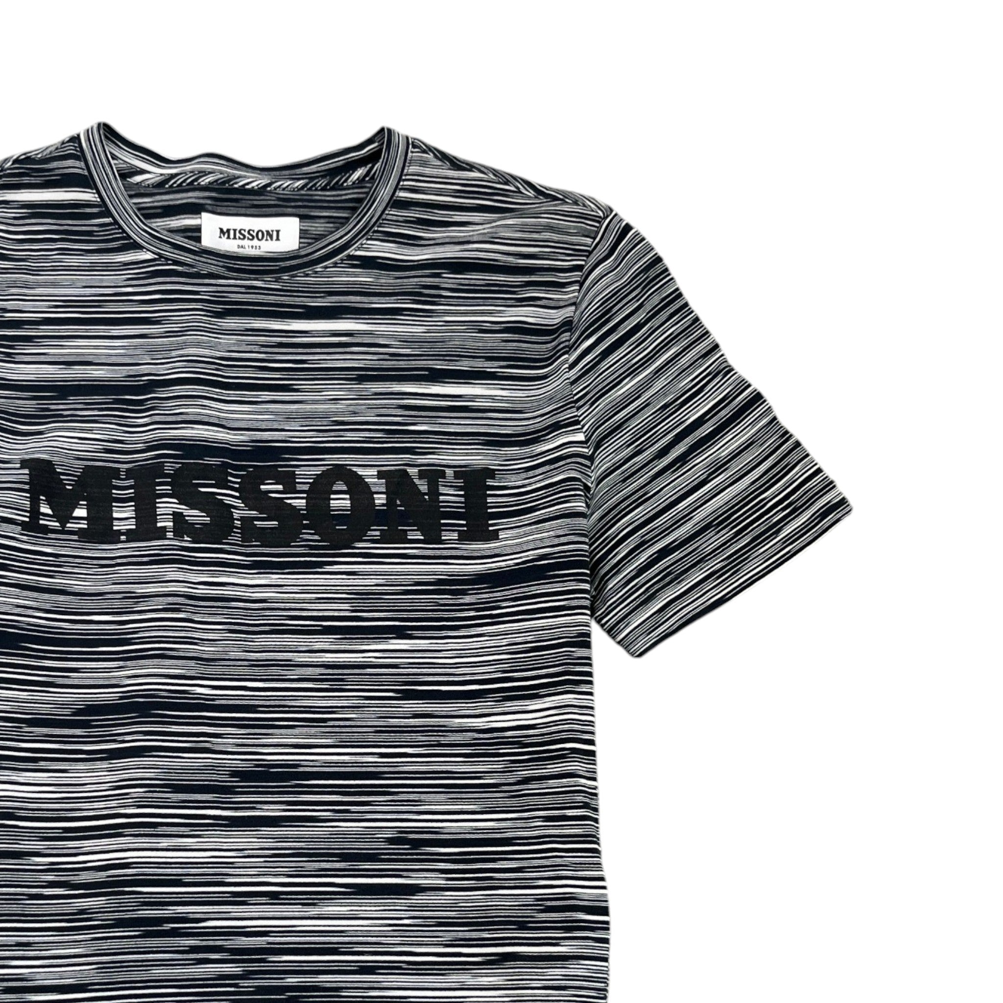 Men's Logo Print T-Shirt Black Size XS